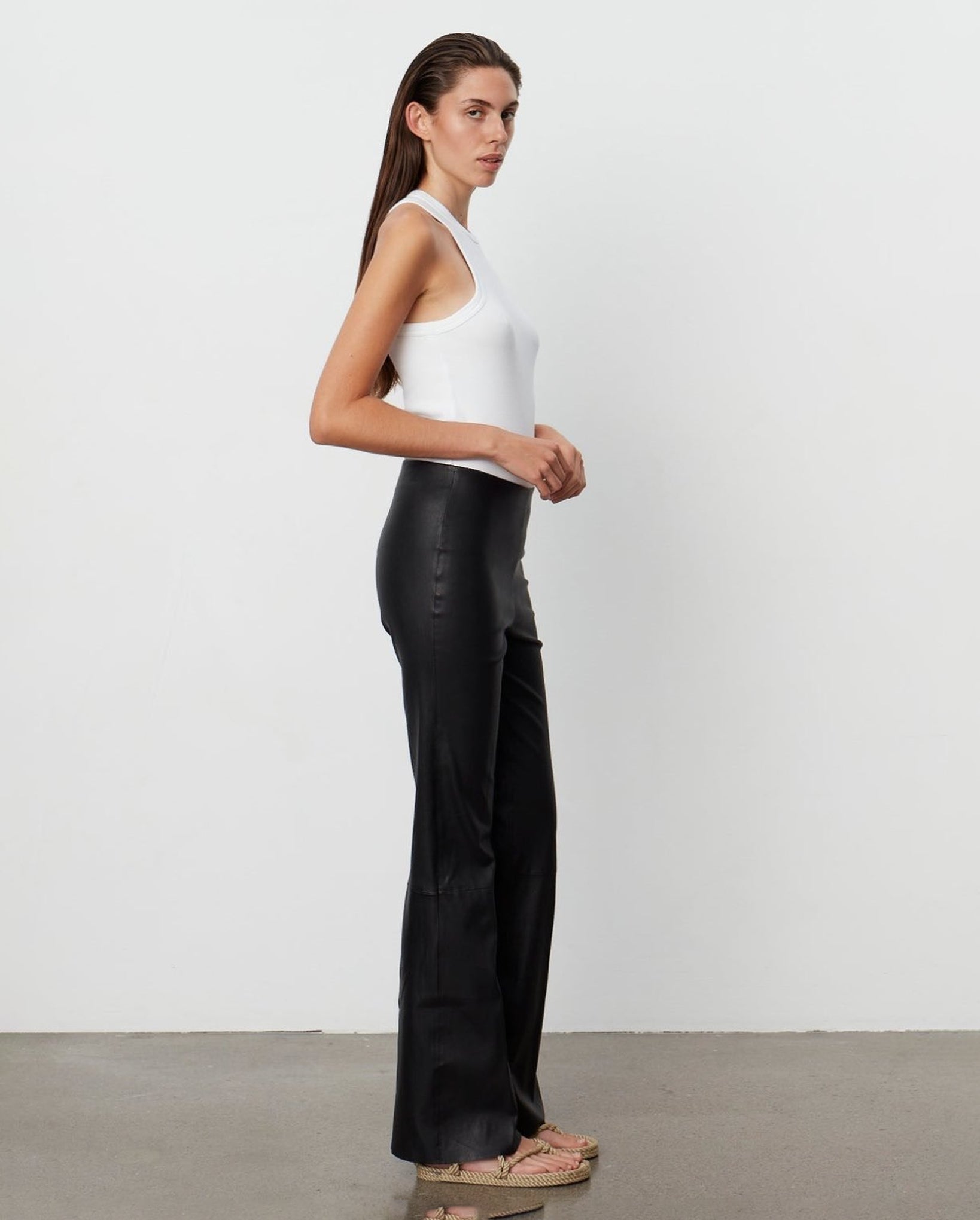 Mabella Leather Trousers