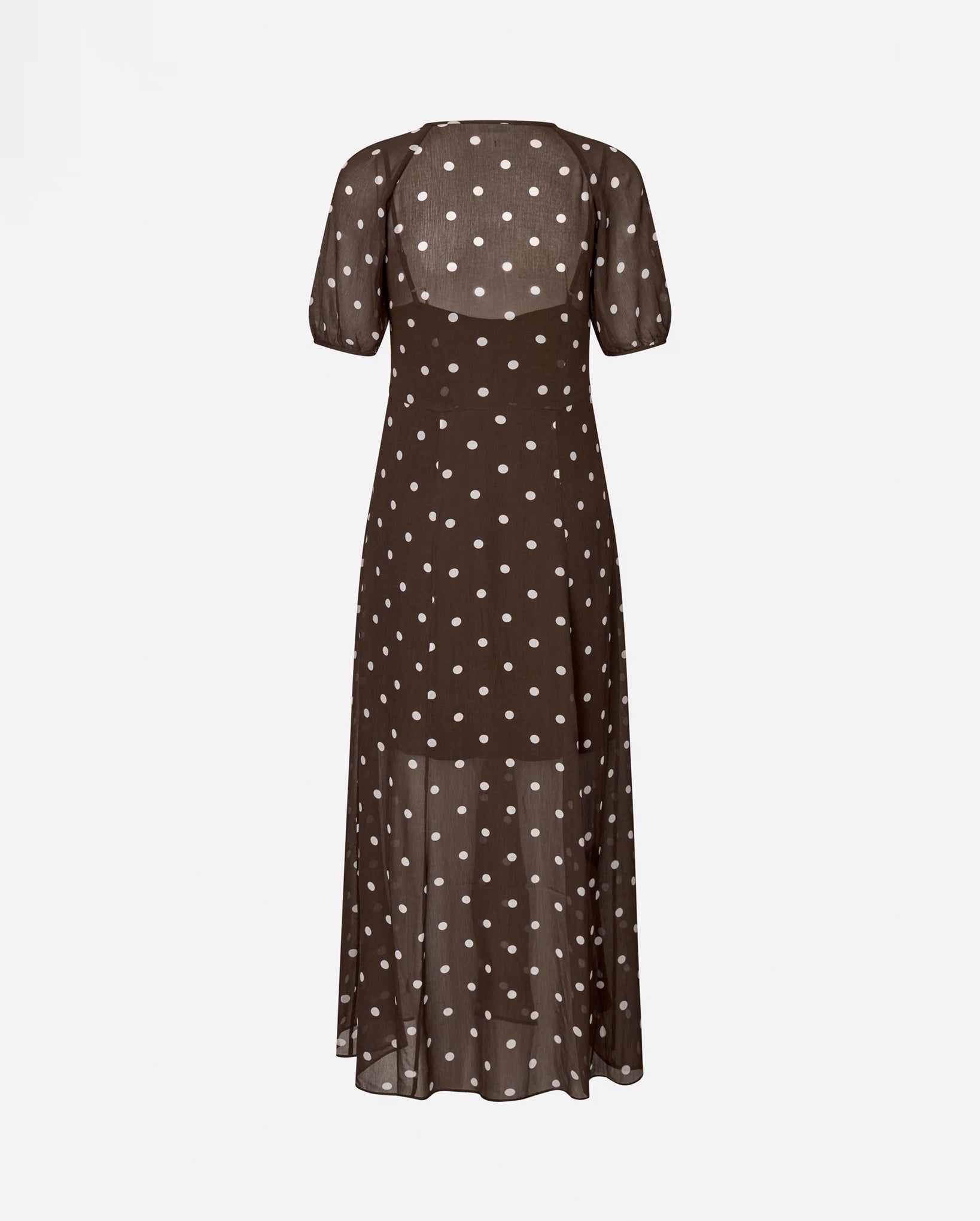 Alara Dress (Coffee Bean Dots)