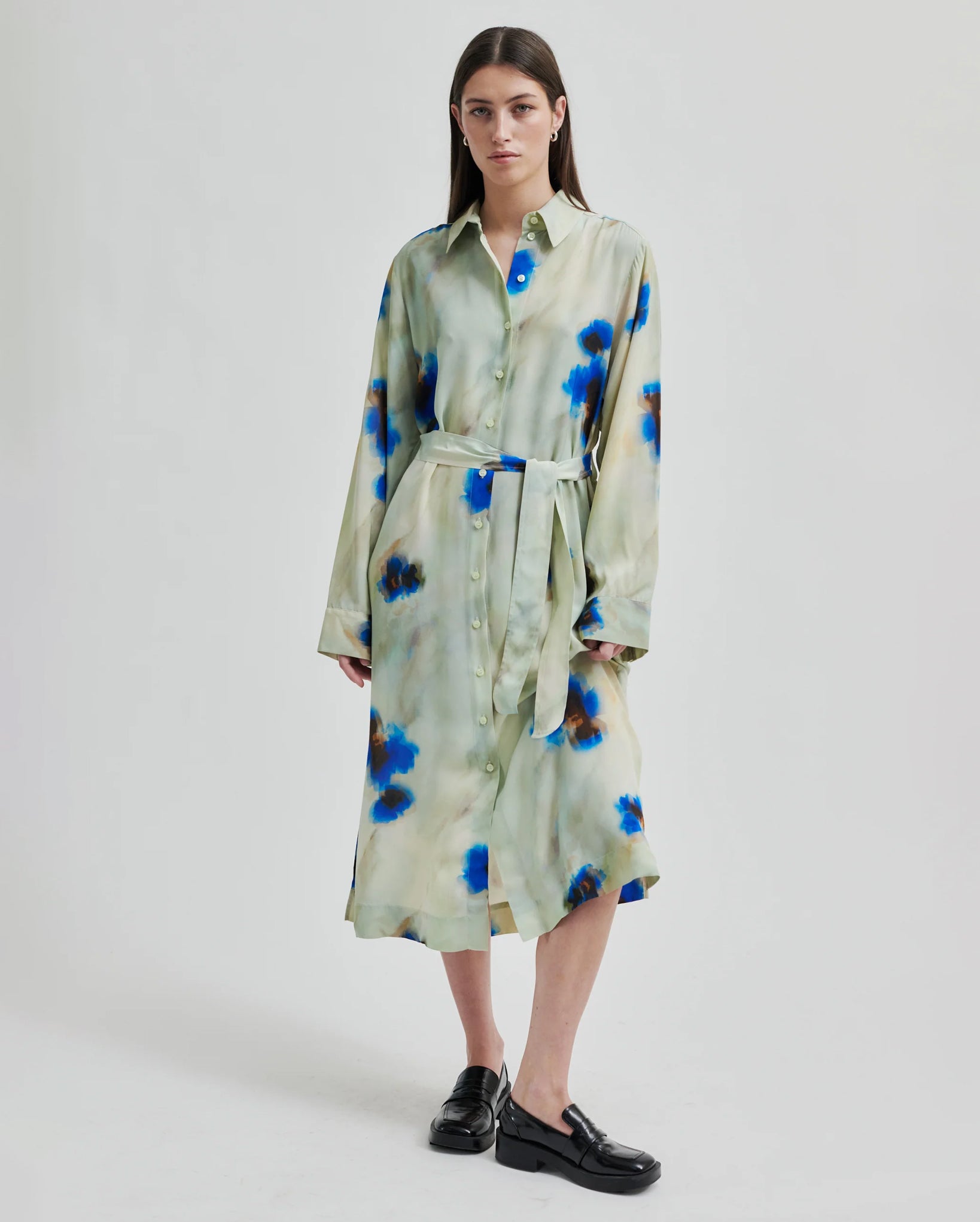 Thistle Shirt Dress (Surf The Web)