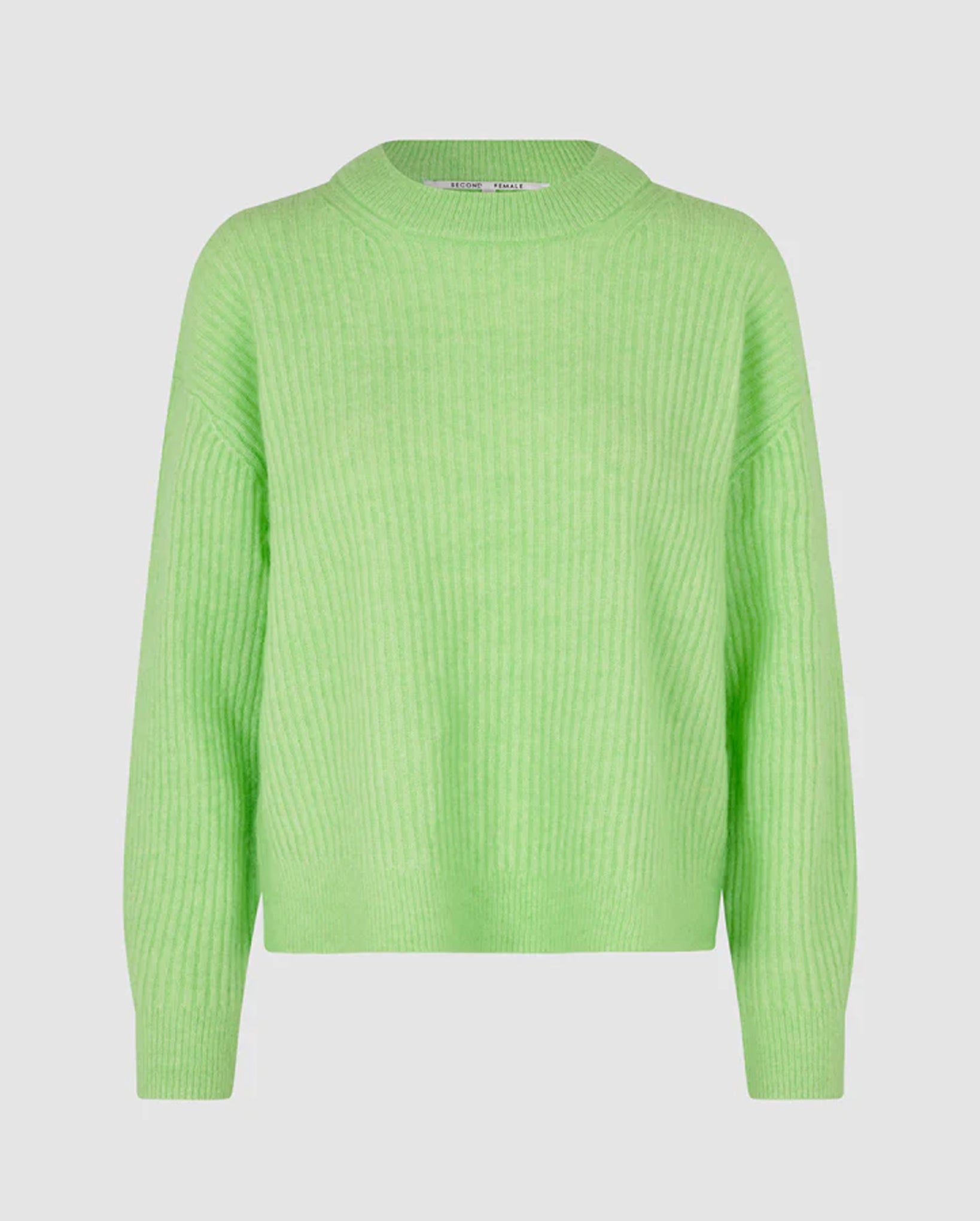 Brook Knit Rib O-Neck (Pistachio Green)