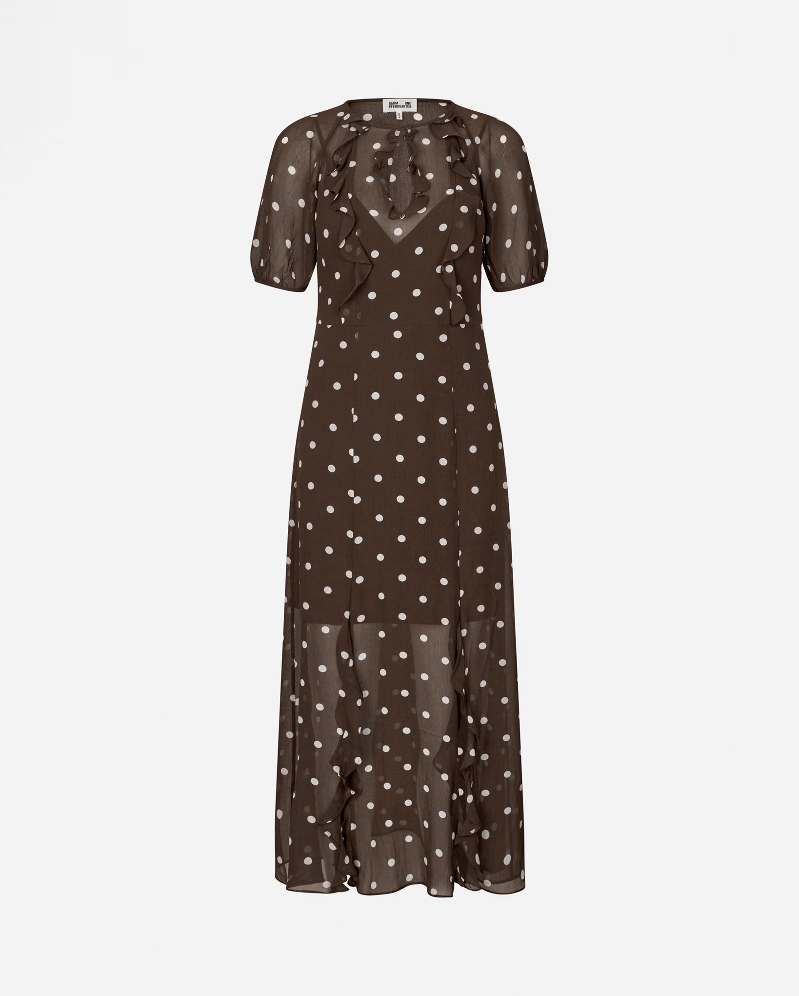 Alara Dress (Coffee Bean Dots)