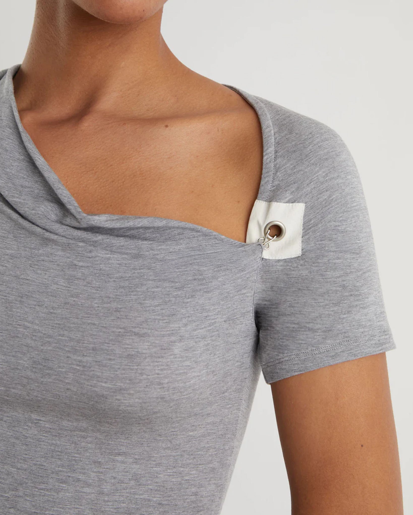 Mire Short-sleeve Top (Grey)