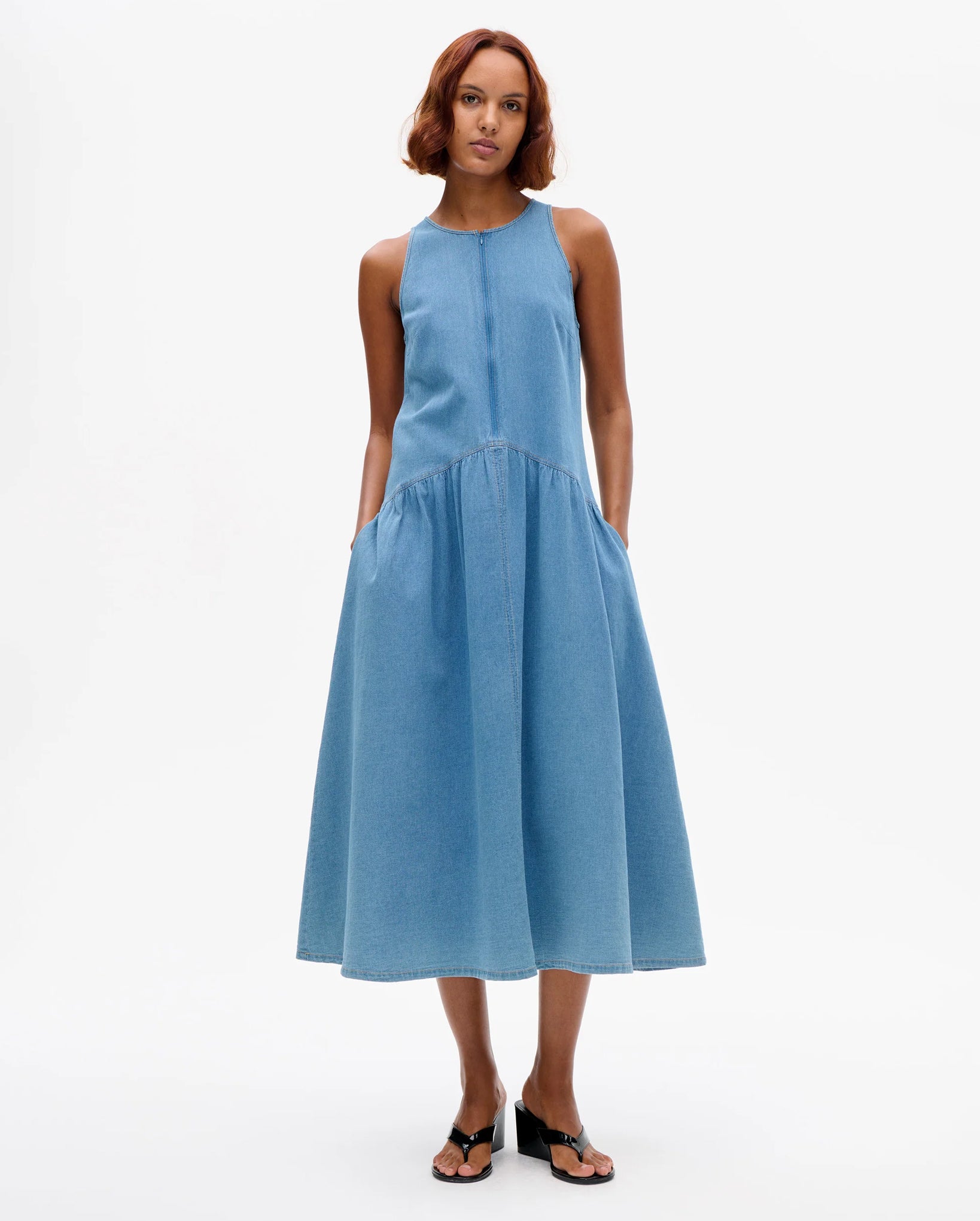 Almina Dress (True Navy)