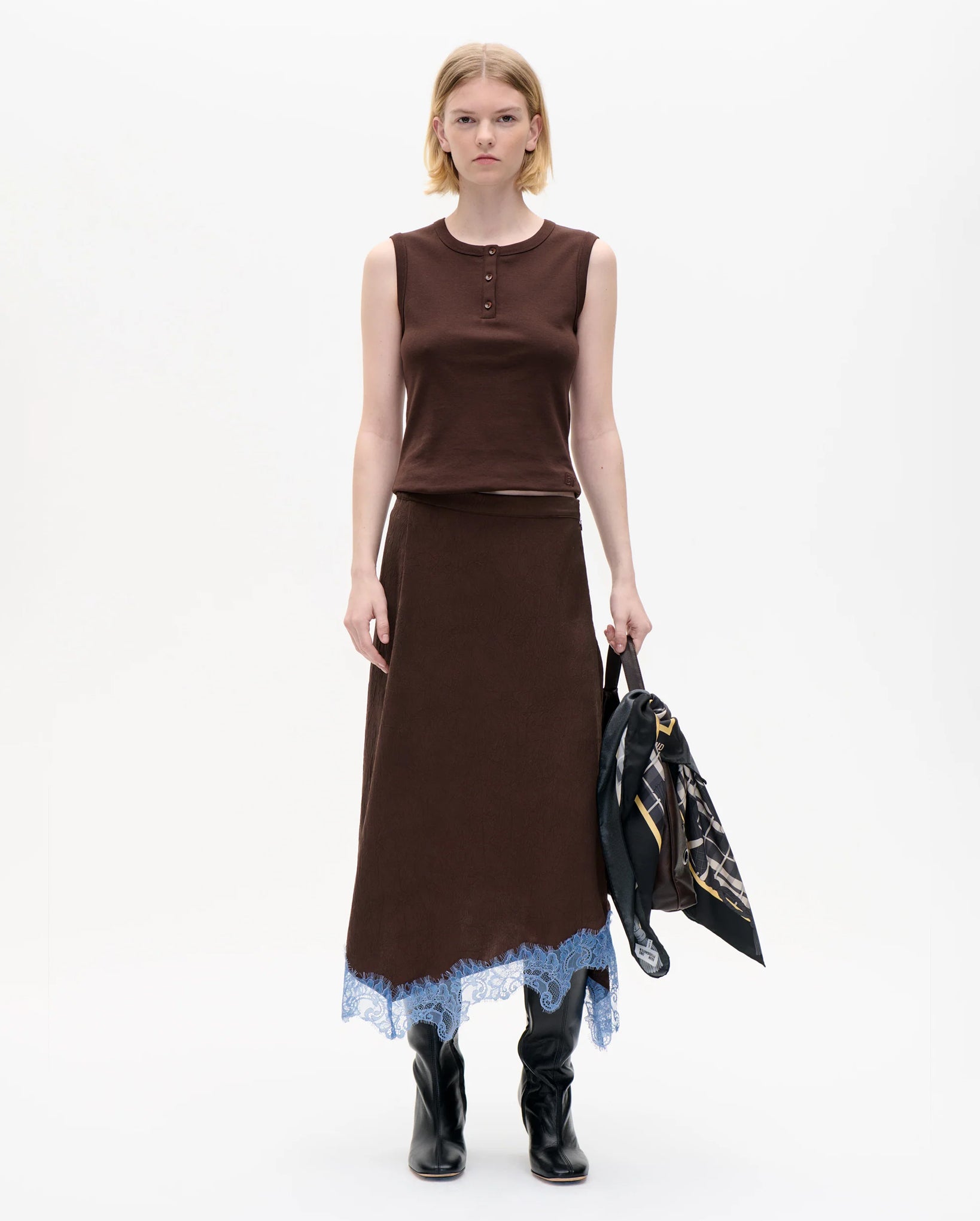 Sophie Skirt (Coffee Brown Brow)