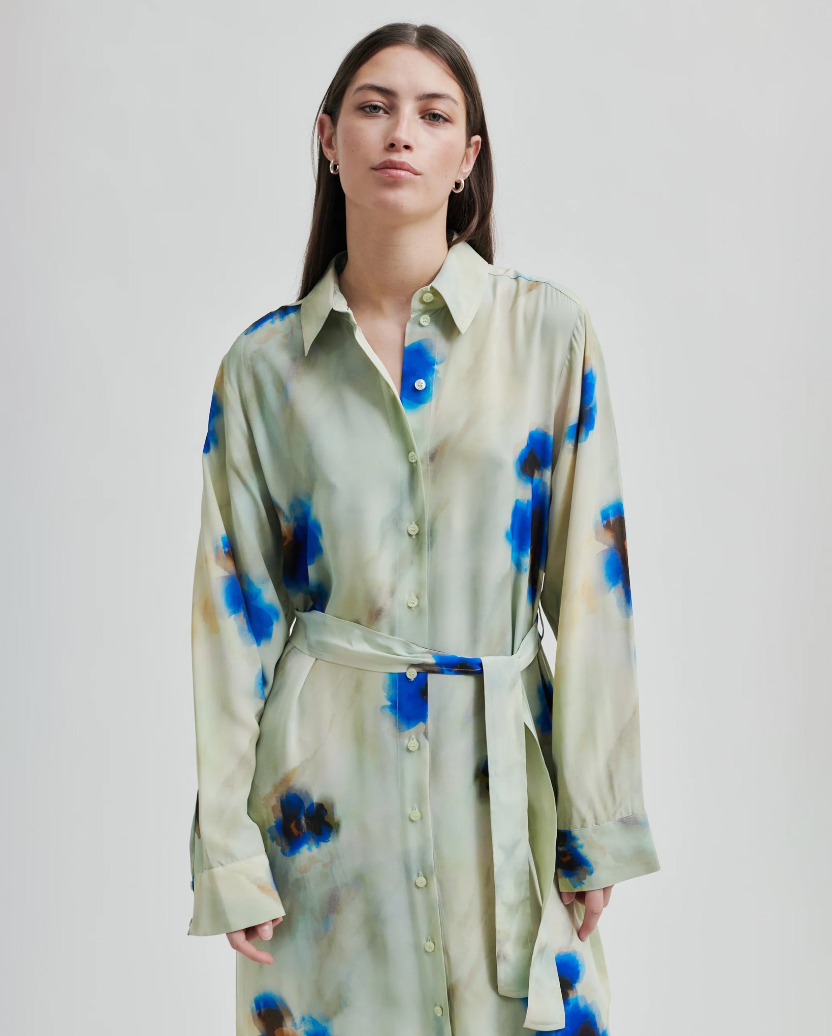 Thistle Shirt Dress (Surf The Web)