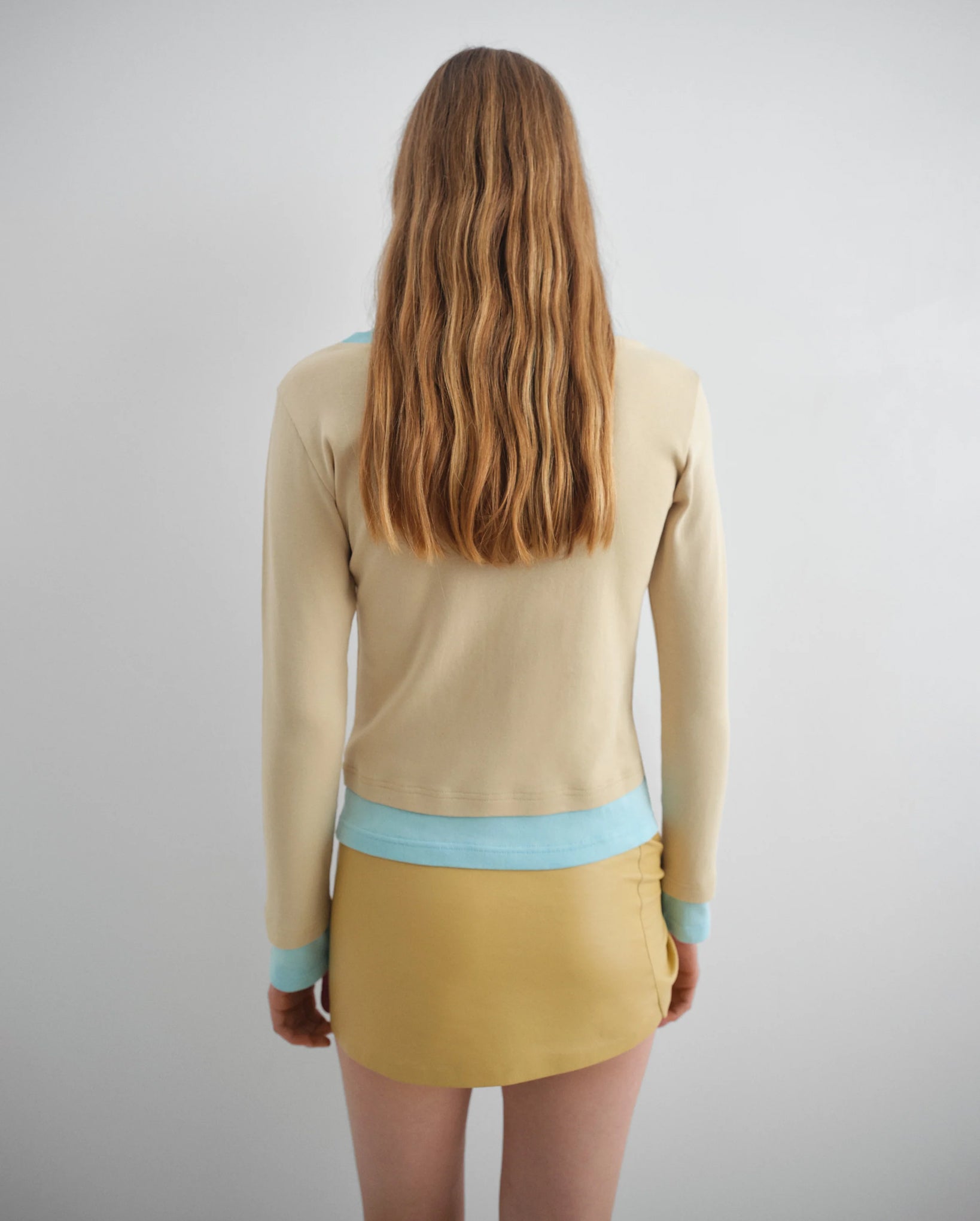 Sam T-Shirt (Beige/Blue)