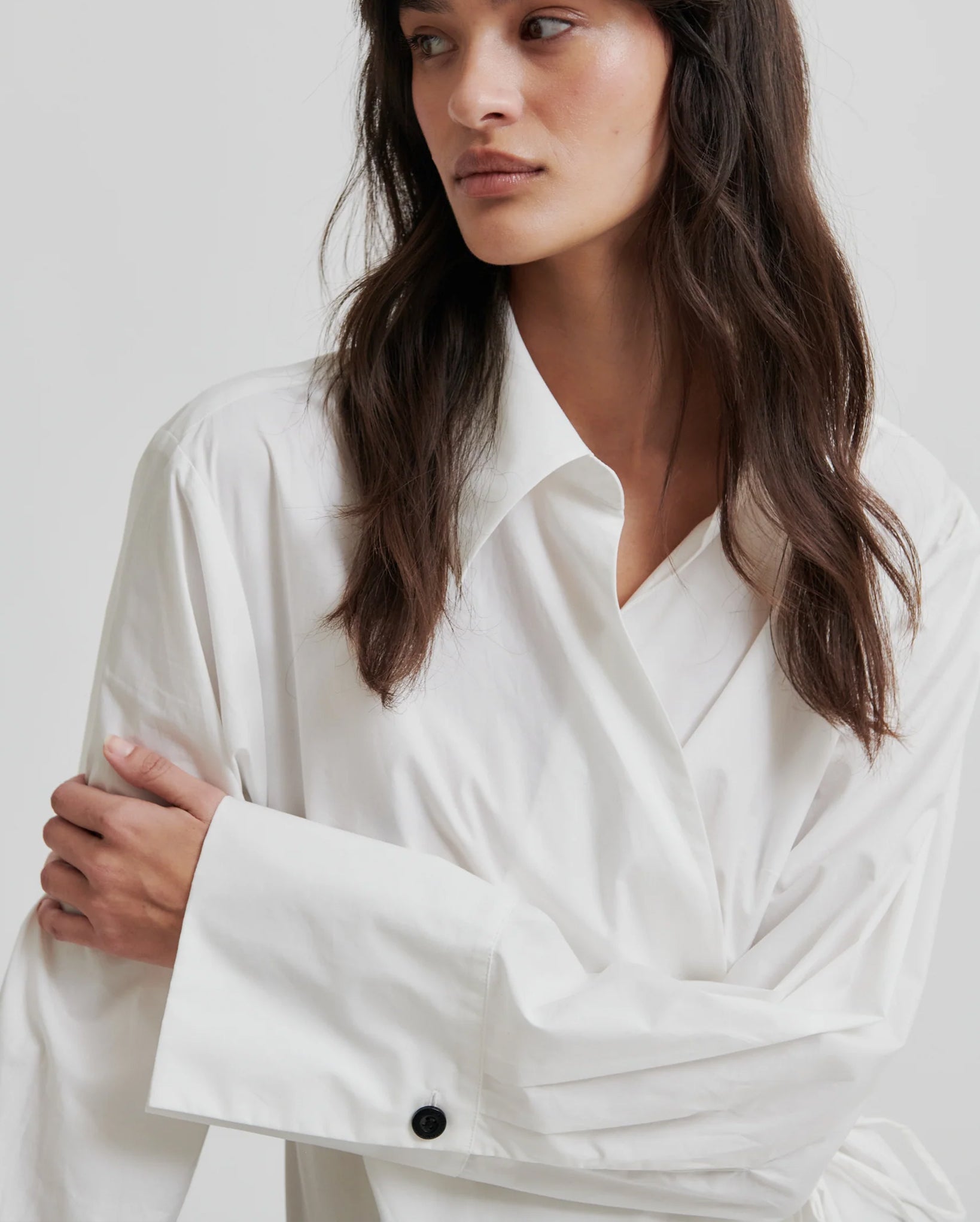 Noova Wrap Shirt (White)