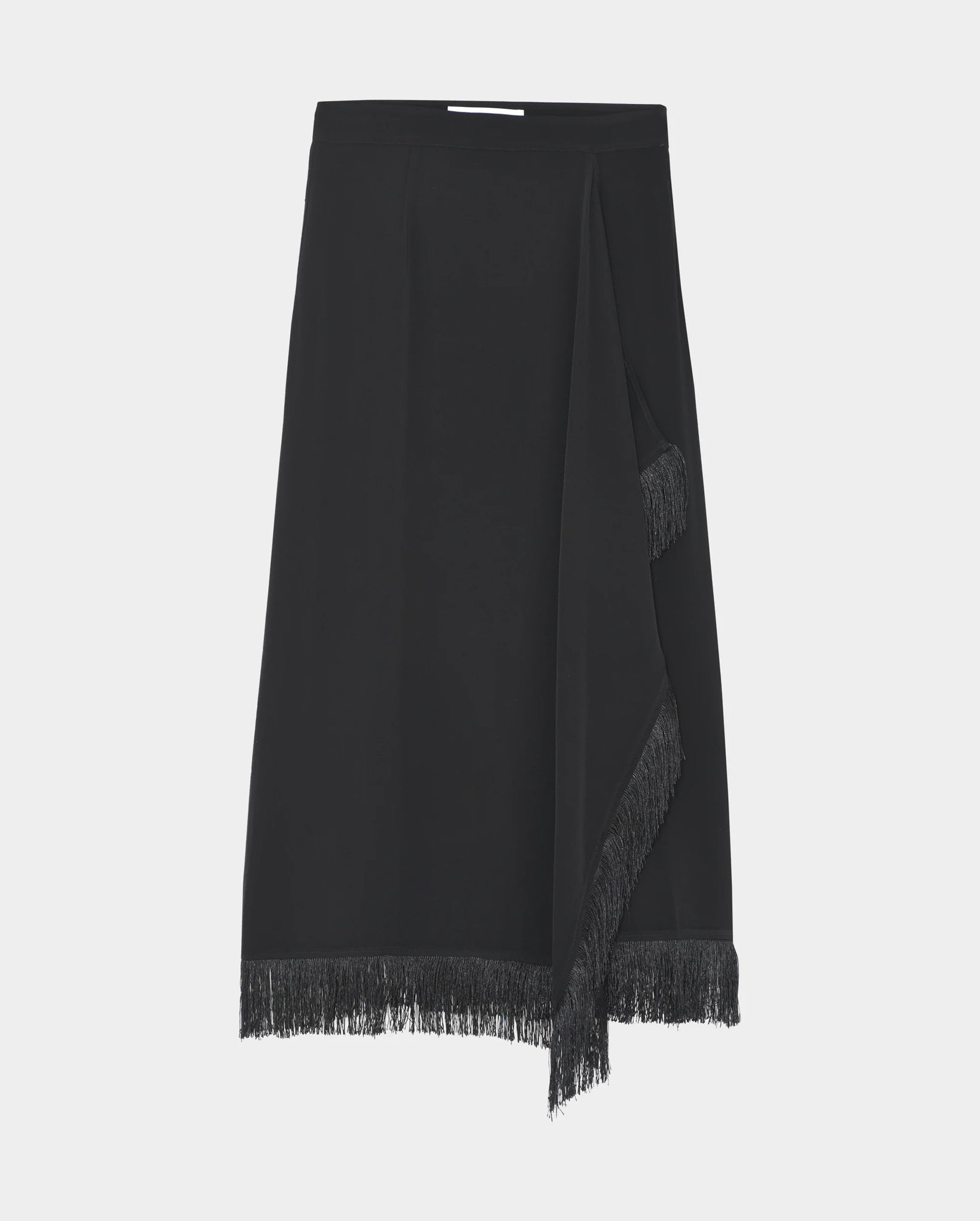 Angelo Matte Crepe Skirt (Black)