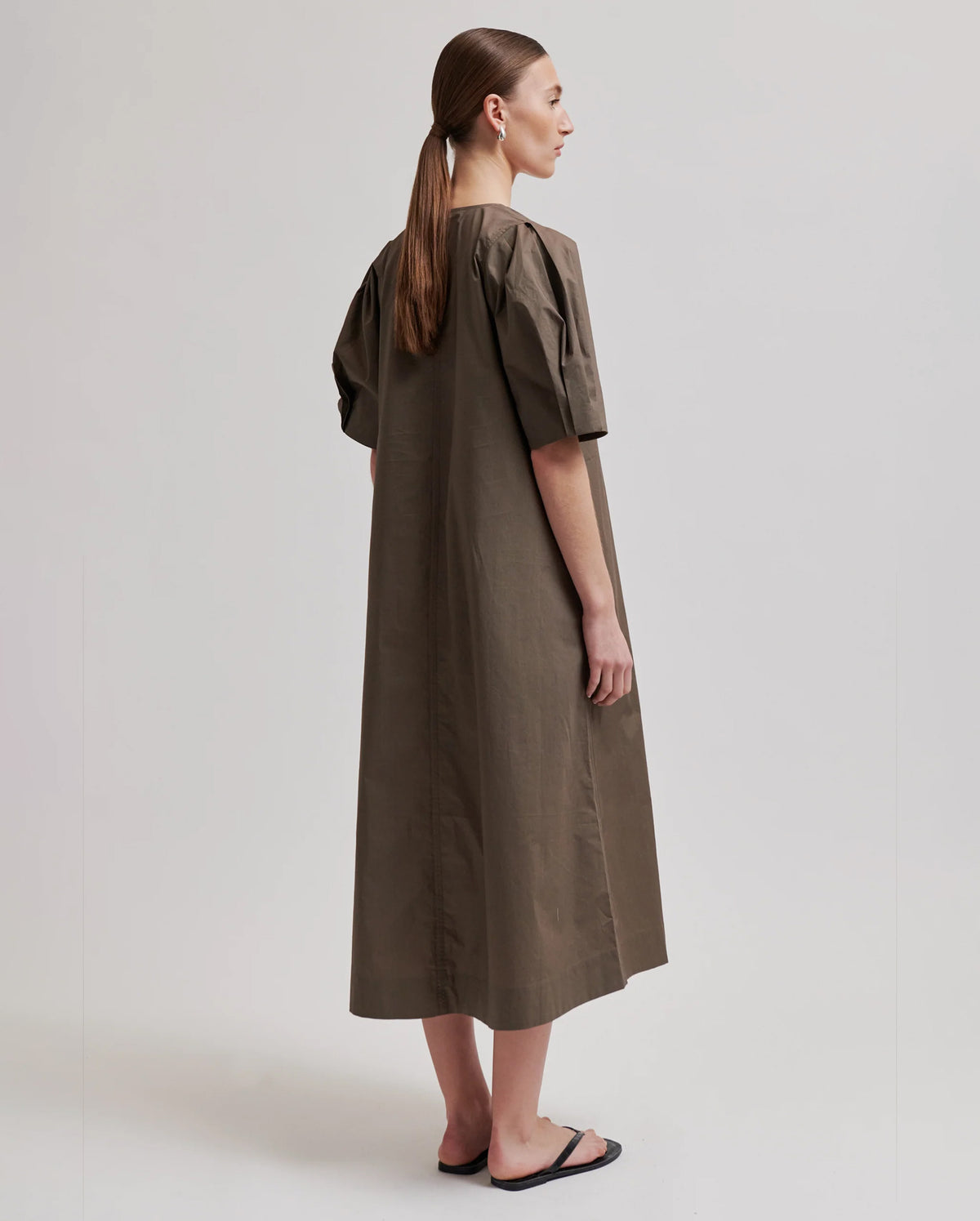 Larkini SS Maxi Dress (Canteen)