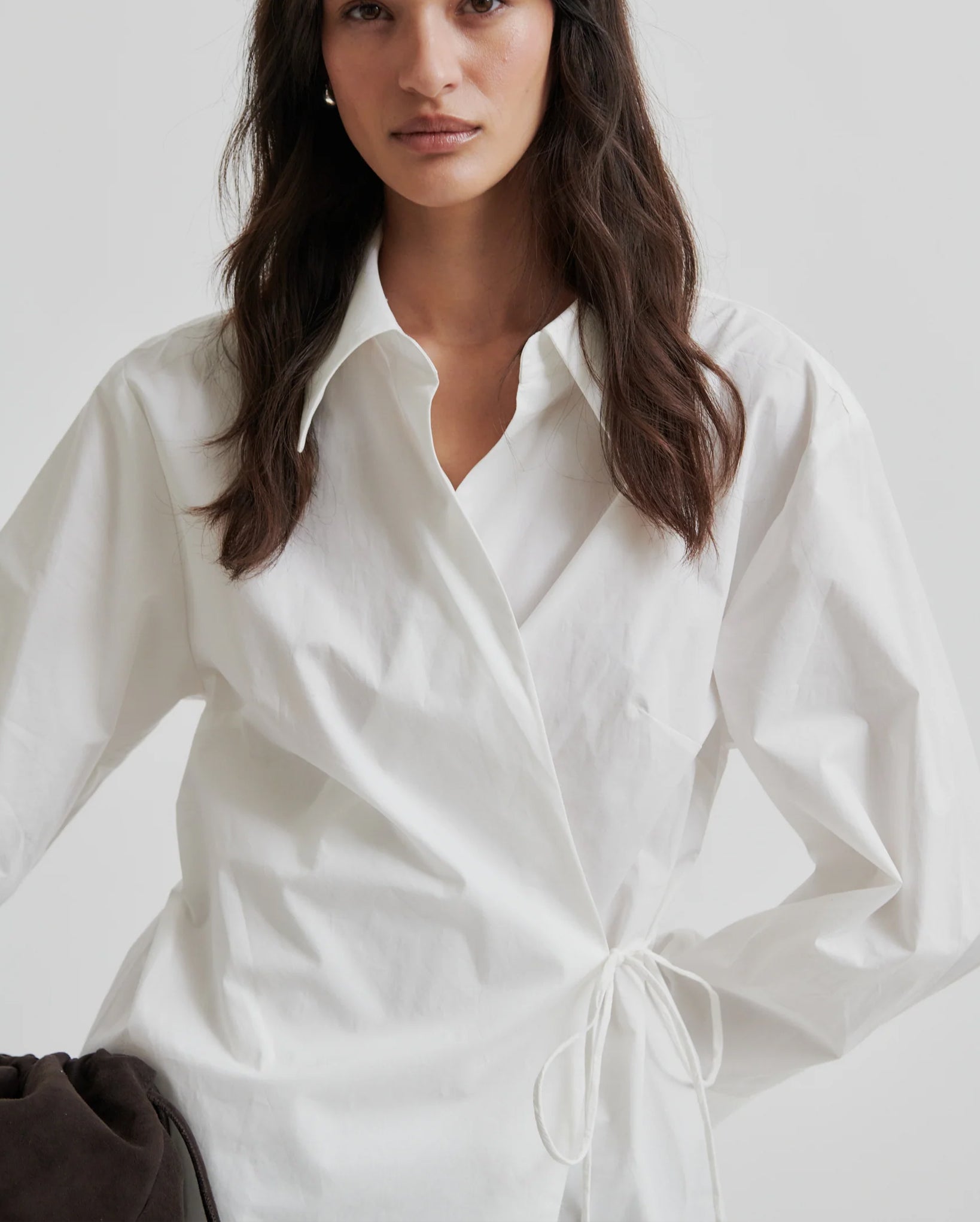 Noova Wrap Shirt (White)