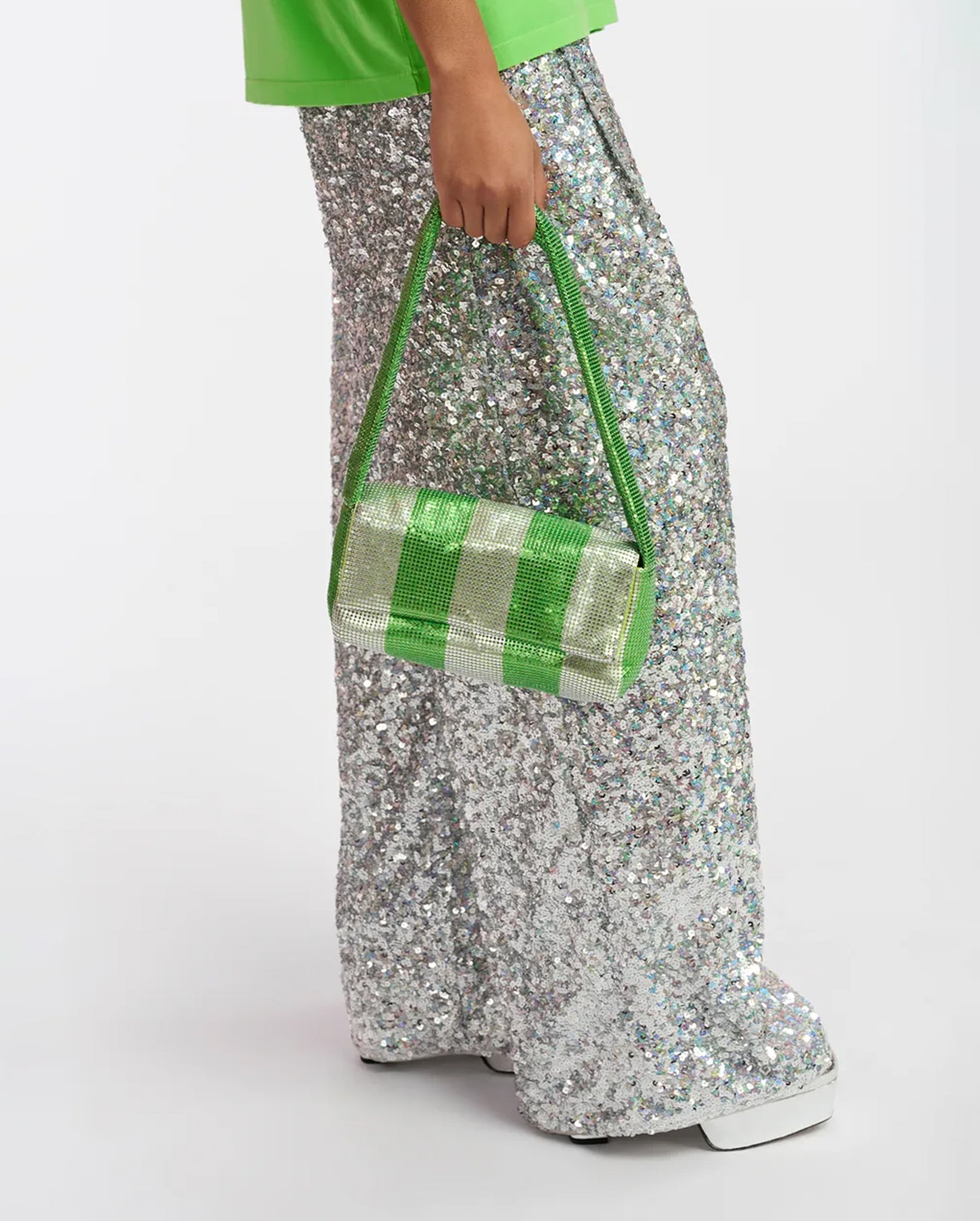 Findo Bag (Green/Silver)