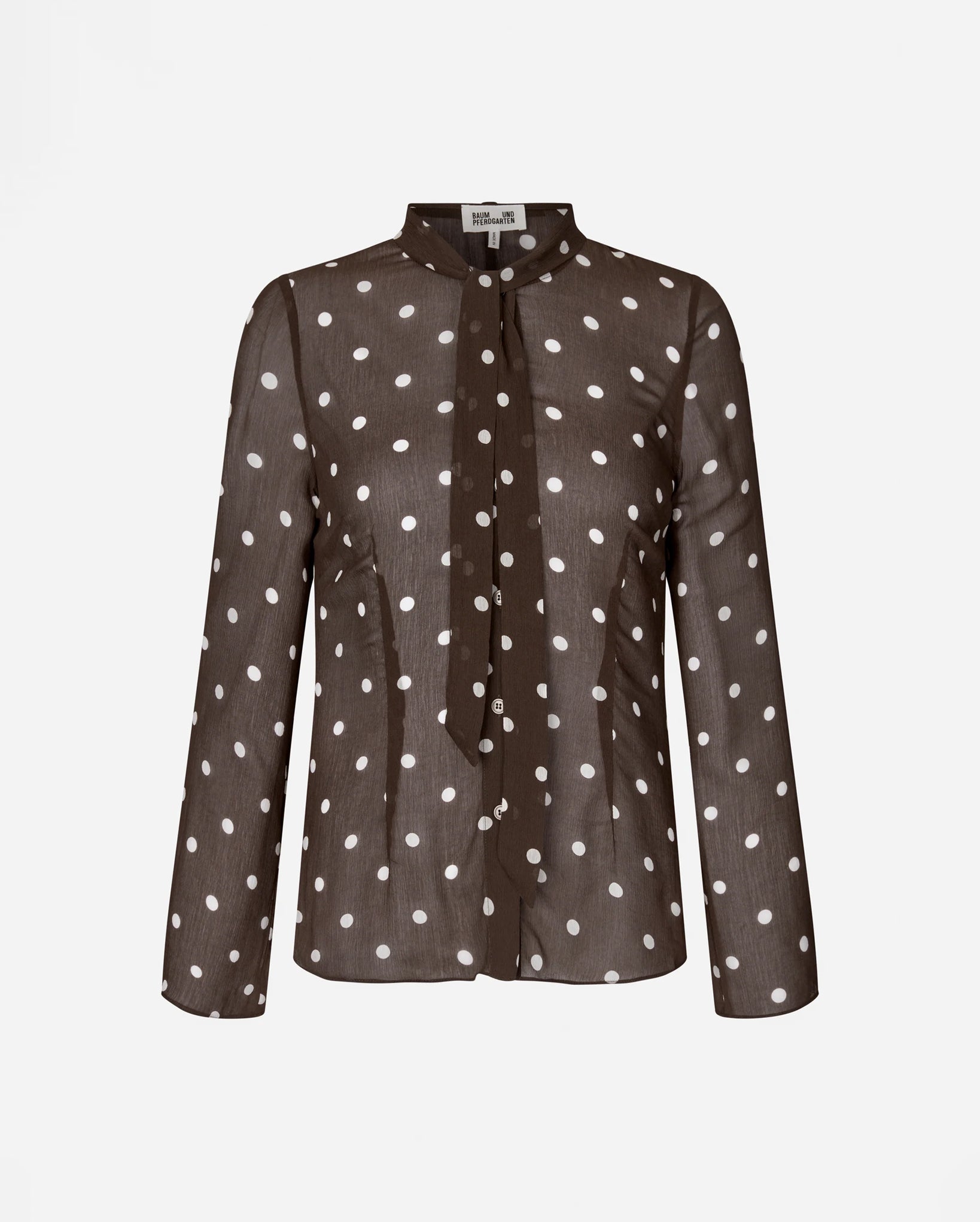 Madeli Blouse (Coffee Bean Dots)