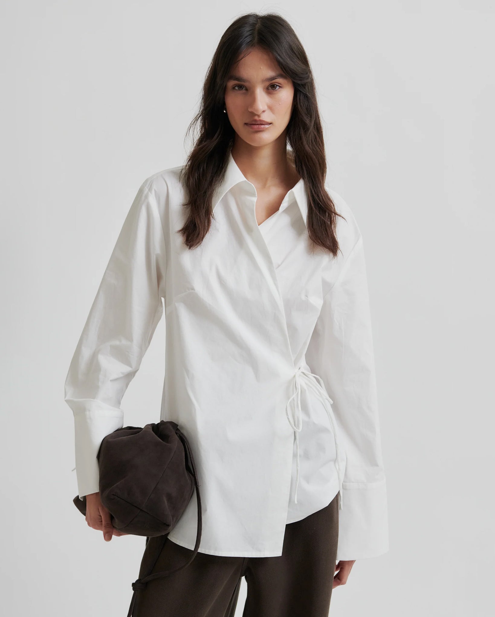 Noova Wrap Shirt (White)