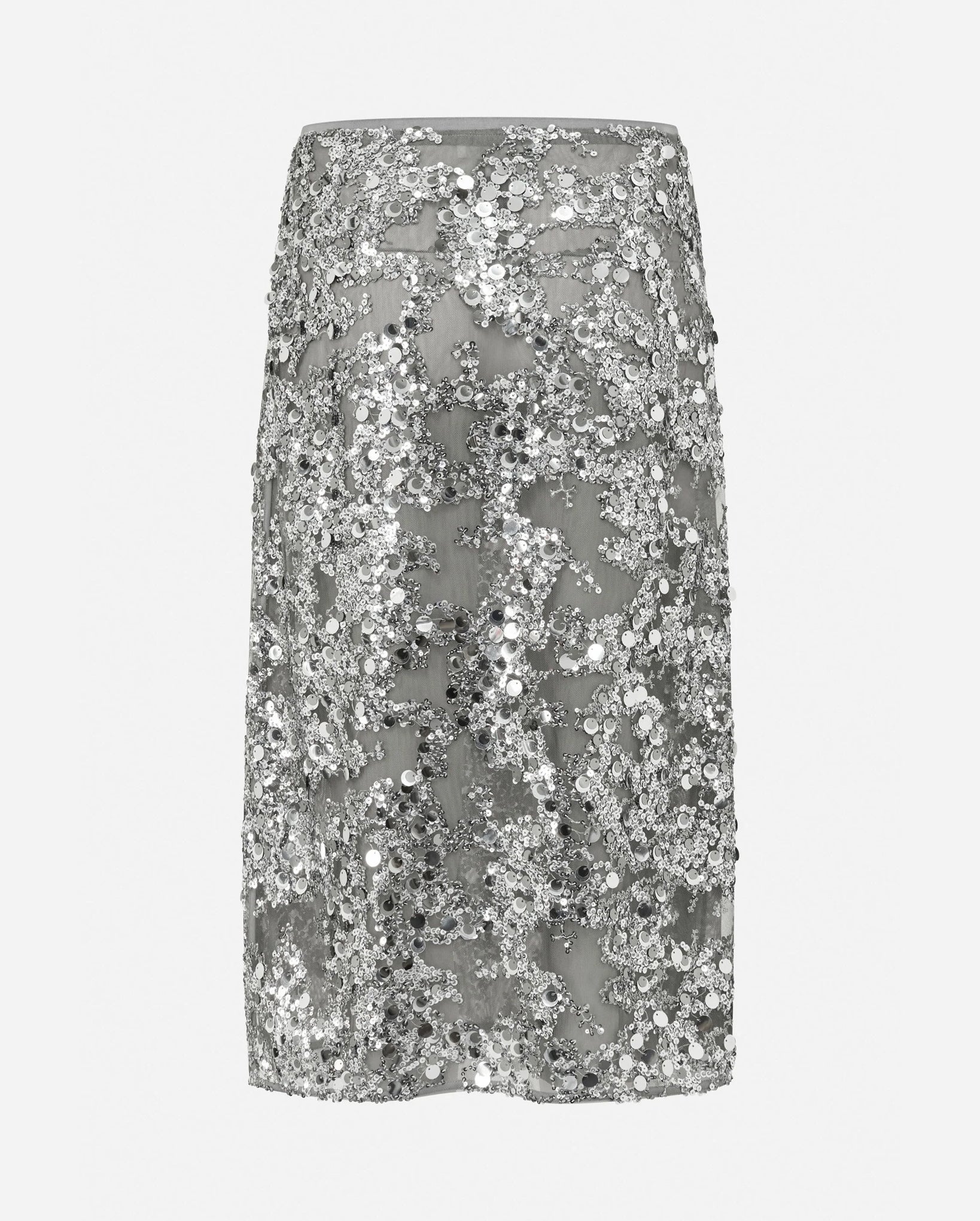 Shania Skirt (Grey Sequins)