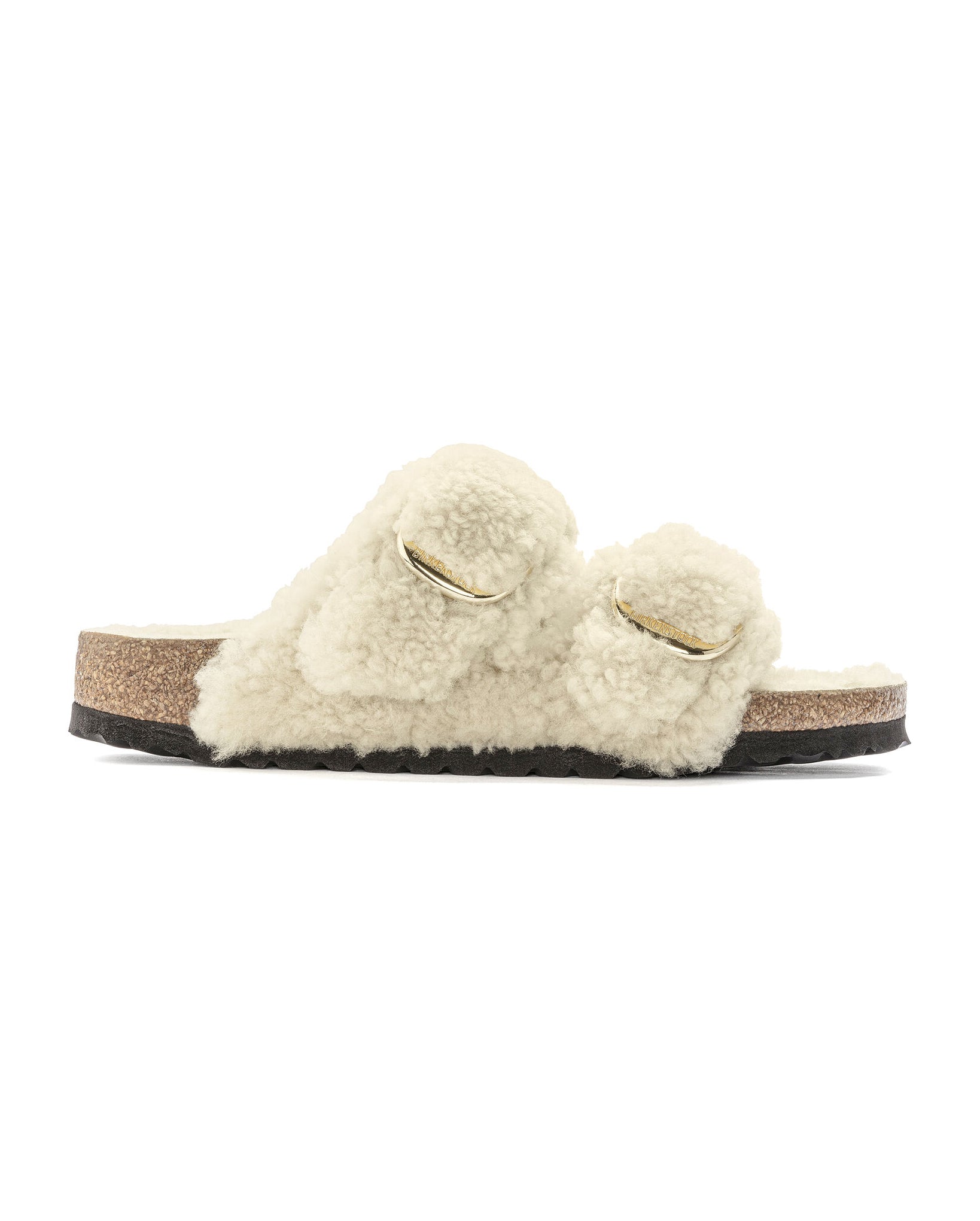 Arizona Big Buckle Shearling Teddy (Eggshell)