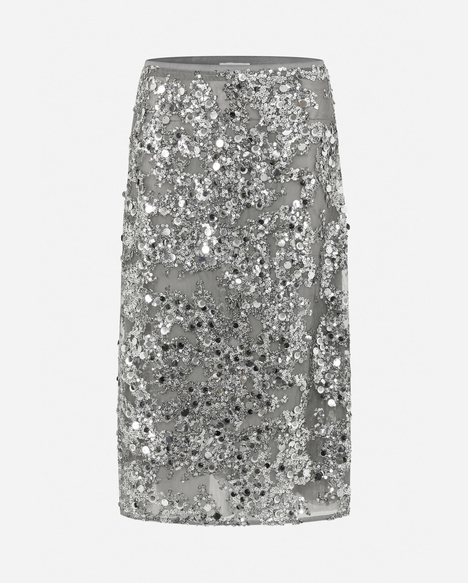 Shania Skirt (Grey Sequins)