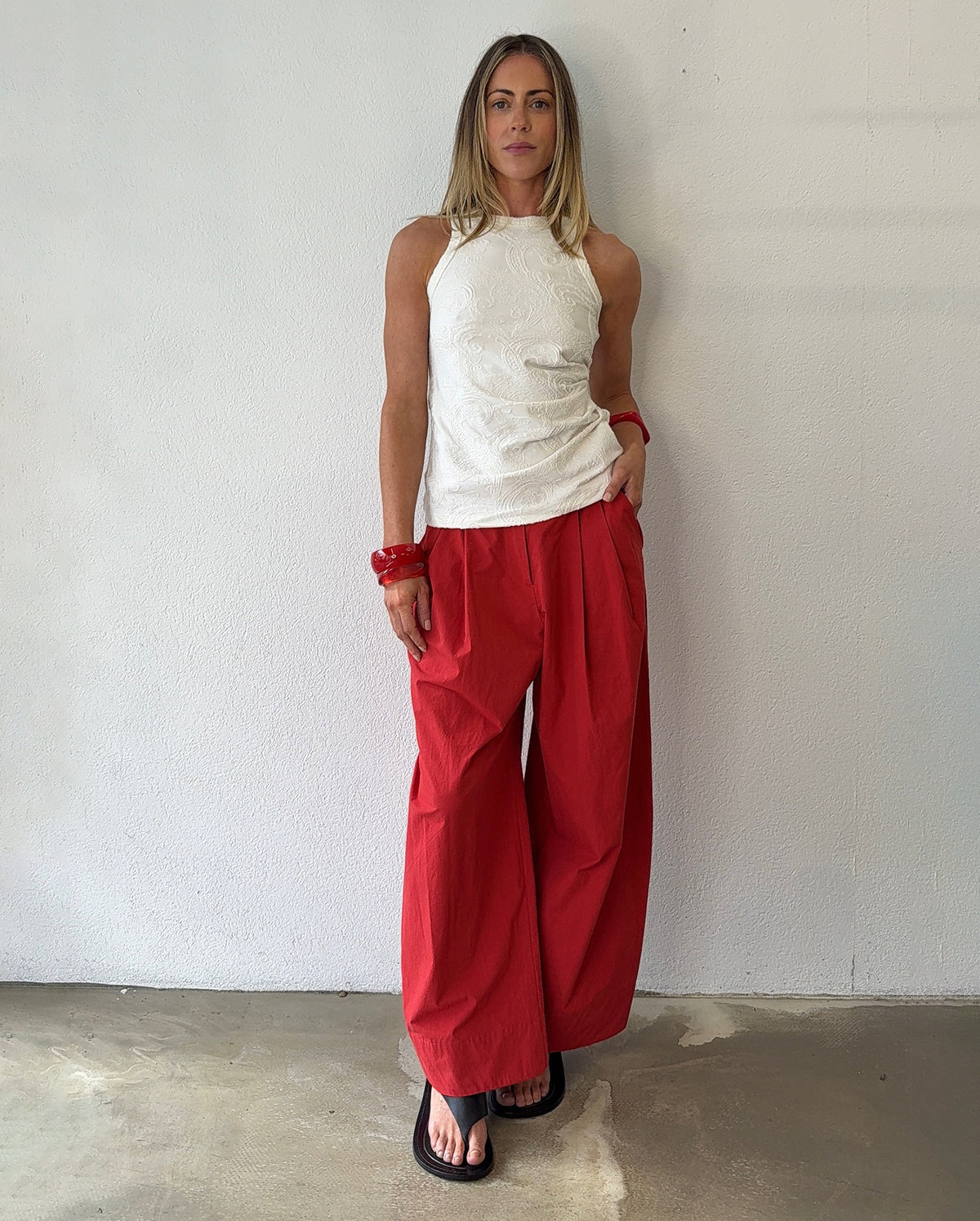 Ava Tank Top (White)