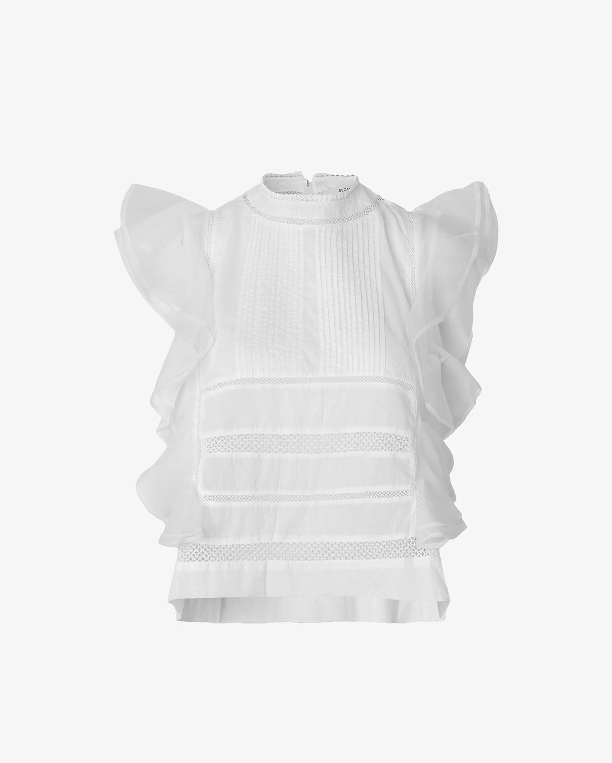 Kristel Frill Top (White)