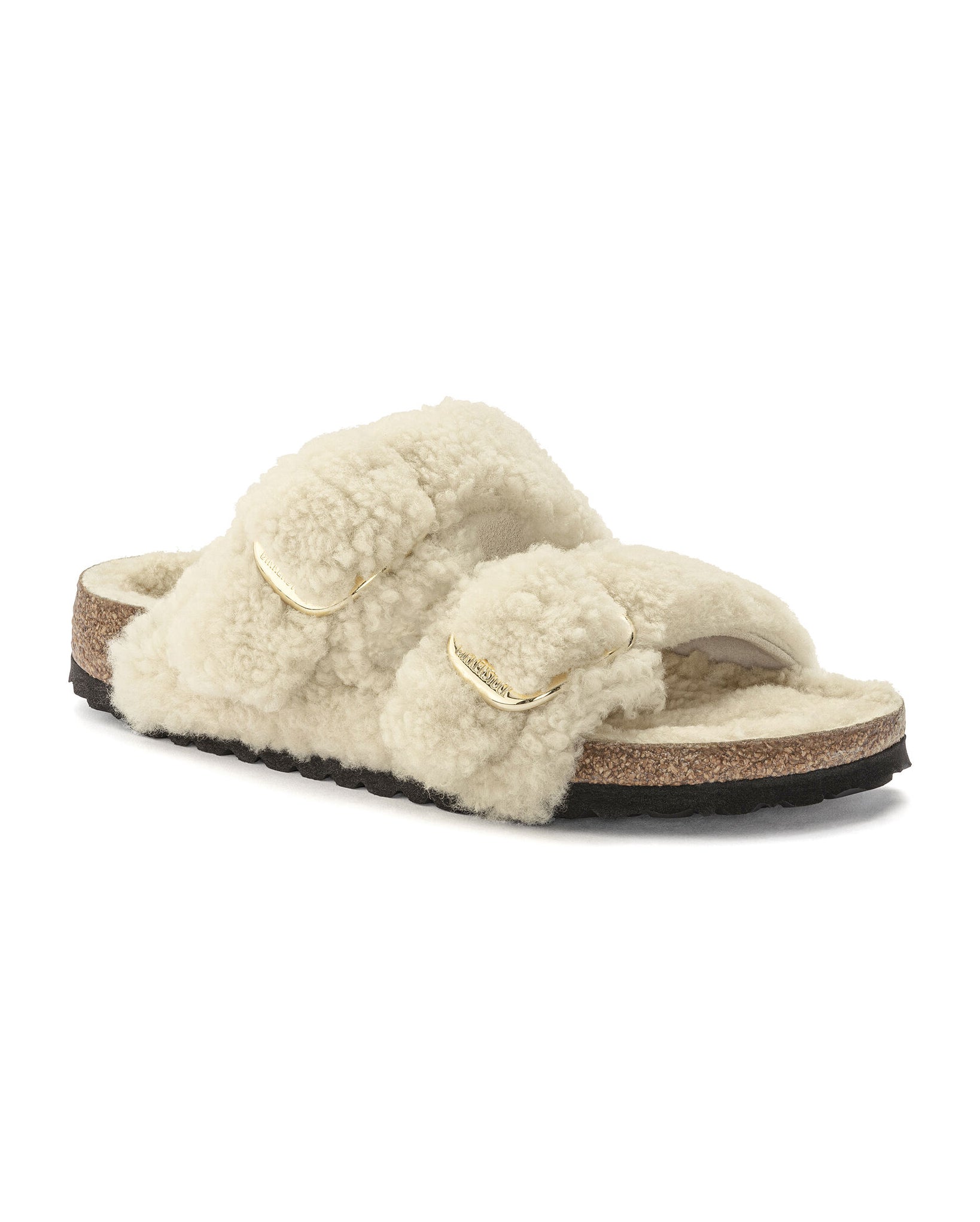 Arizona Big Buckle Shearling Teddy (Eggshell)