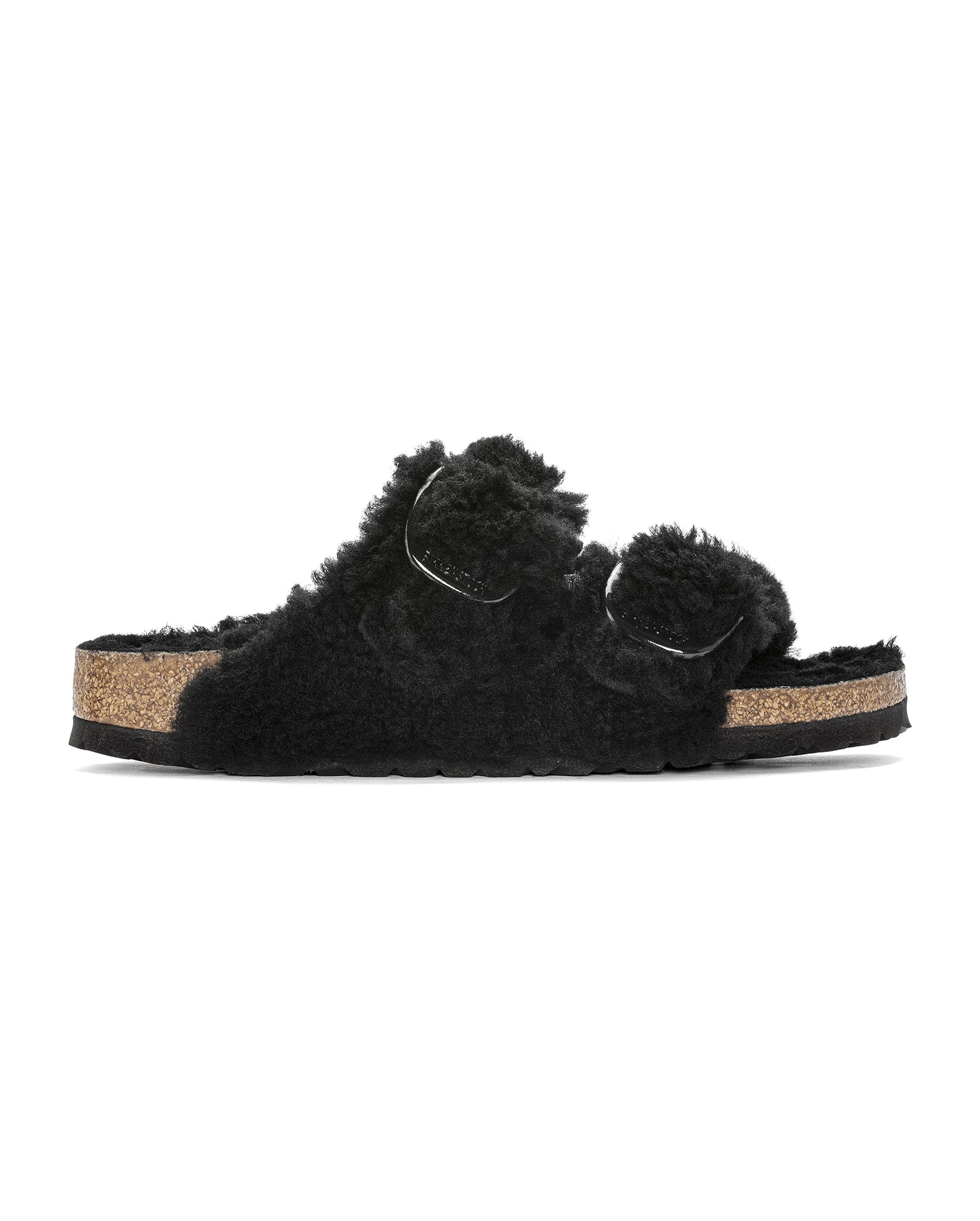 Arizona Big Buckle Shearling Teddy (Black)