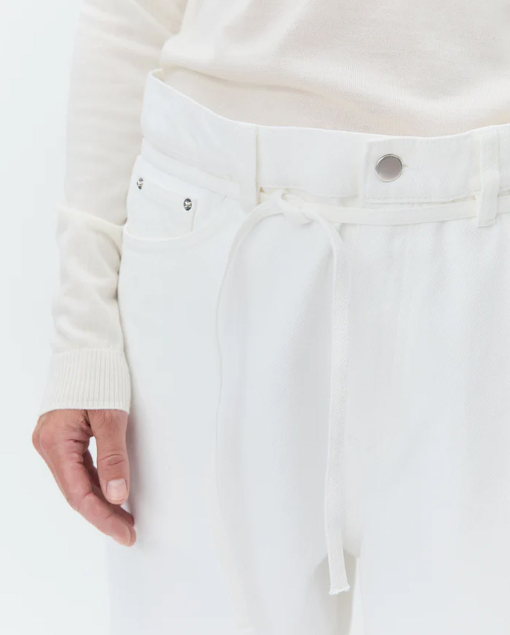 Elijah Soft Denim Jeans (Bright White)