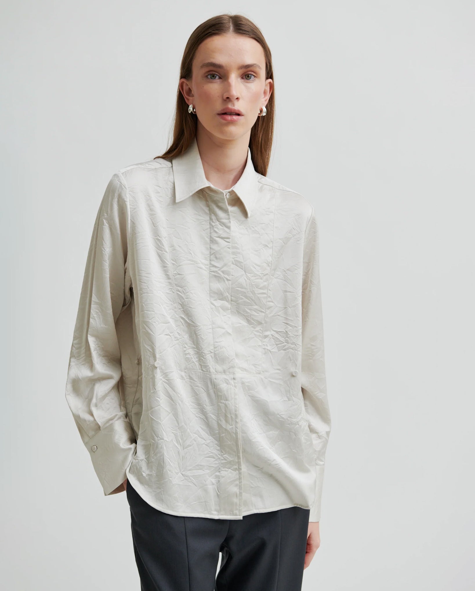 Elia Yoke Shirt (Jet Stream)