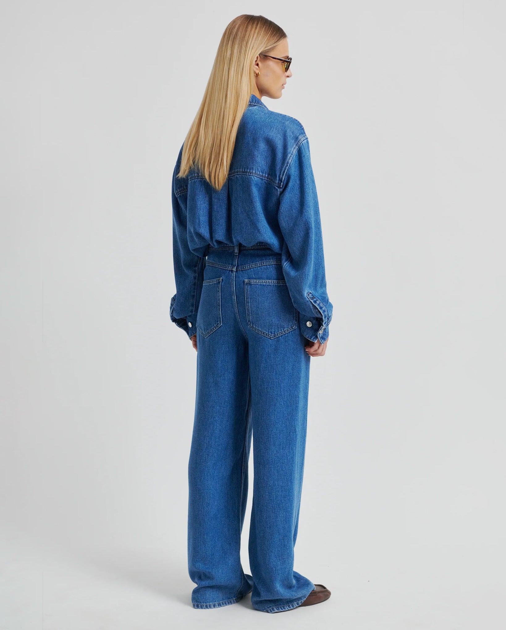 Irvina Denim Shirt (Blue Denim)