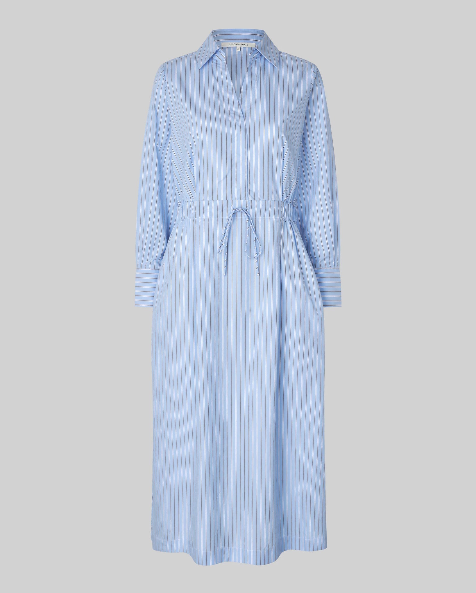 Alanis Stripe Dress (Light Blue Stripe)