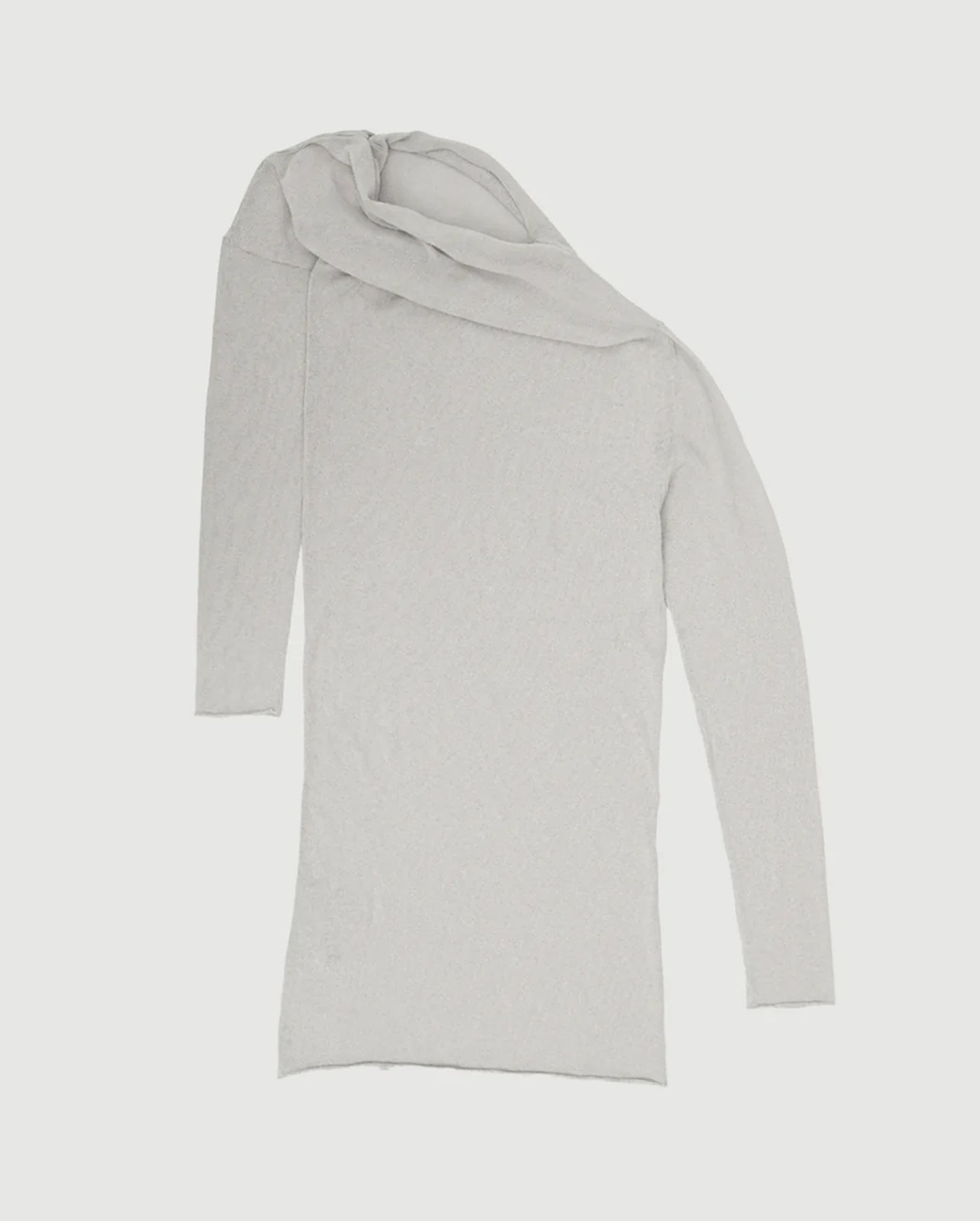 Jojo Asymmetric Long-Sleeve Top (Greyish Blue)