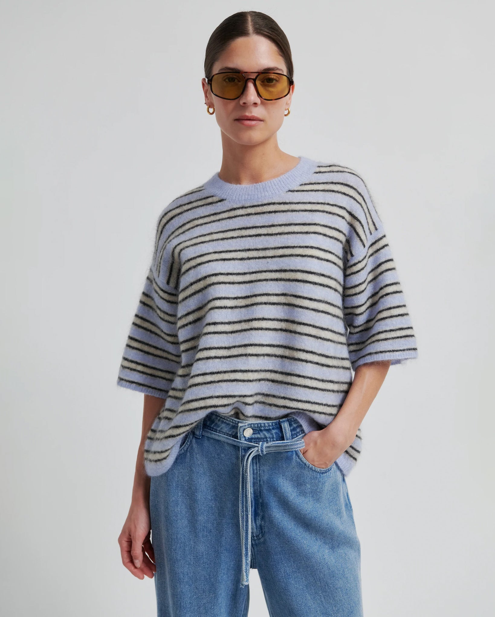 Stellar Knit O-Neck (Halogen Blue)