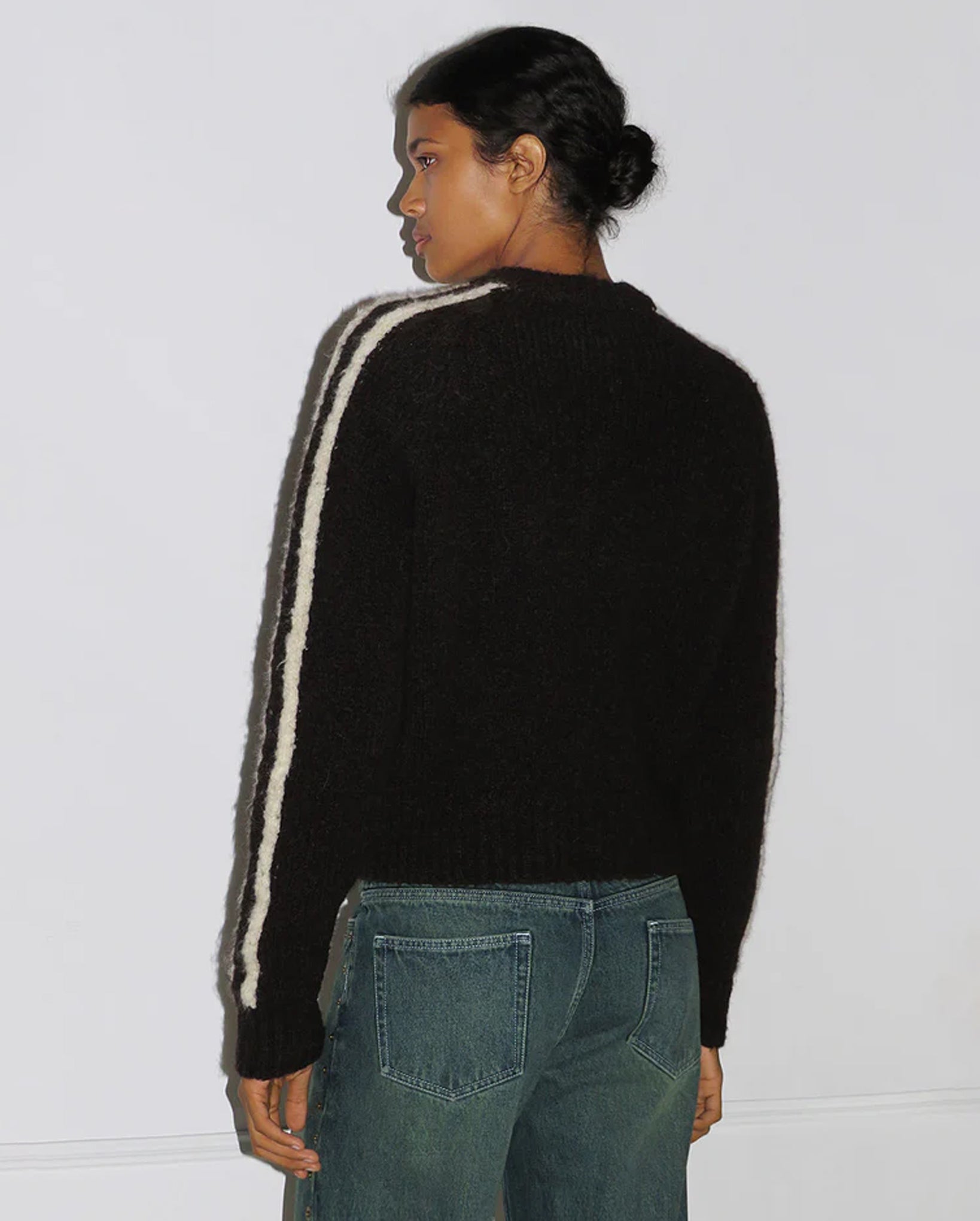 Grand Slam Zip Knitted Sweater (Brown)