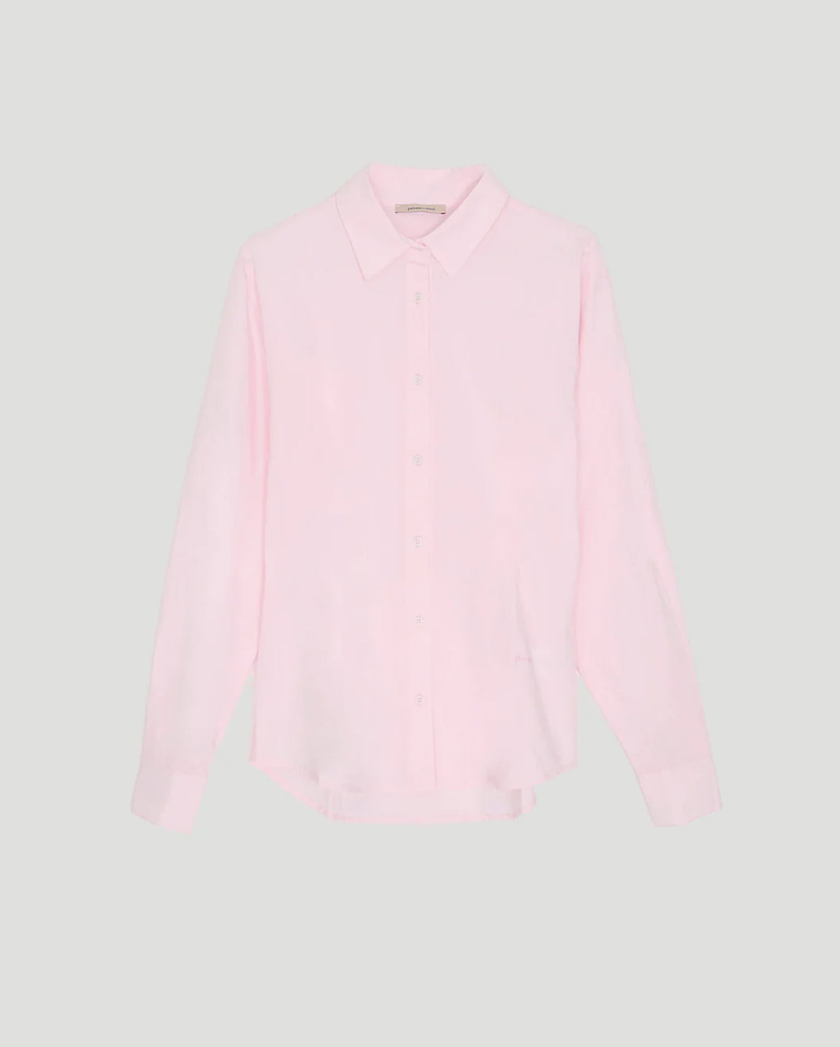 Bruna II Fitted Long-Sleeve Shirt (Pink)