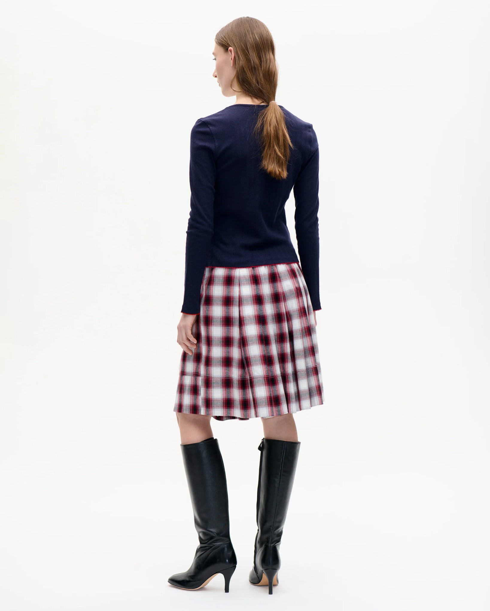 Silja Skirt (Red Check)
