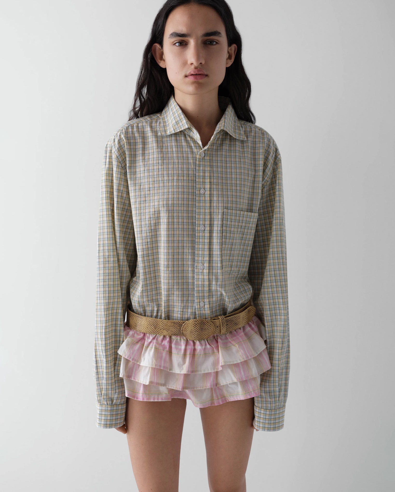 Ruben Shirt (Green/Beige)