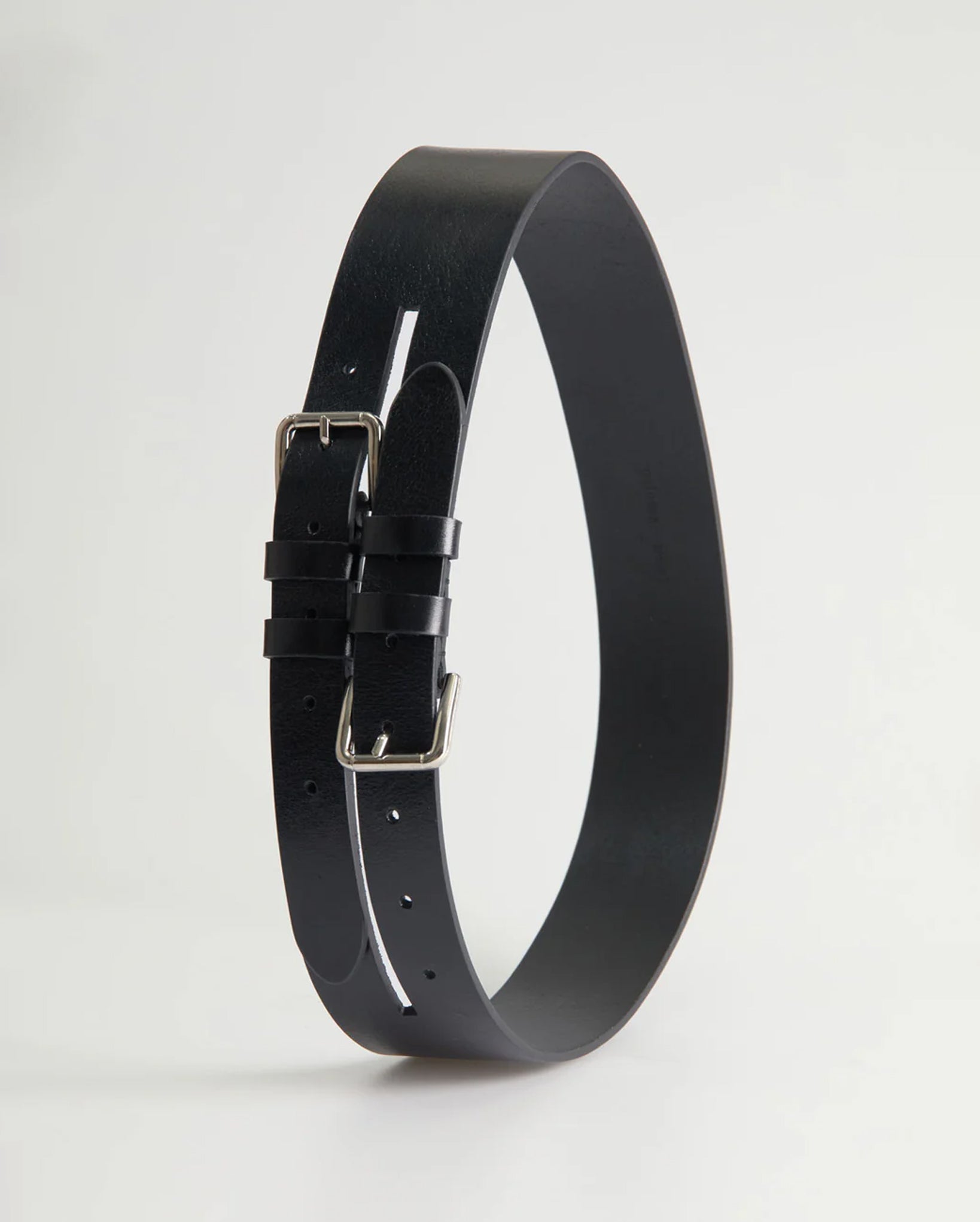 Penelope II Leather Belt (Black)