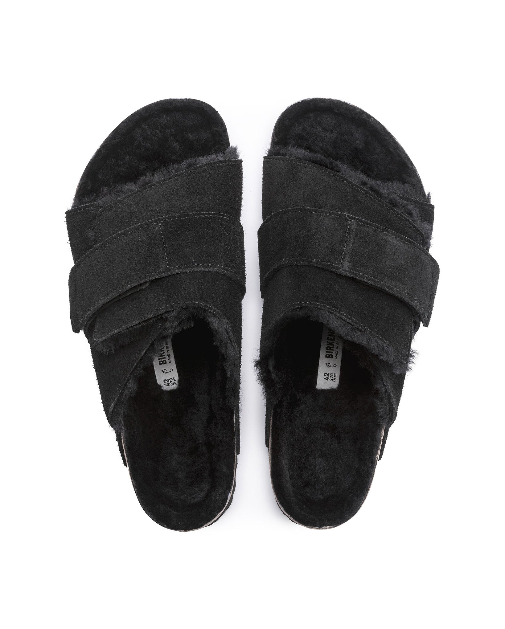 Kyoto Shearling Suede Leather (Black)