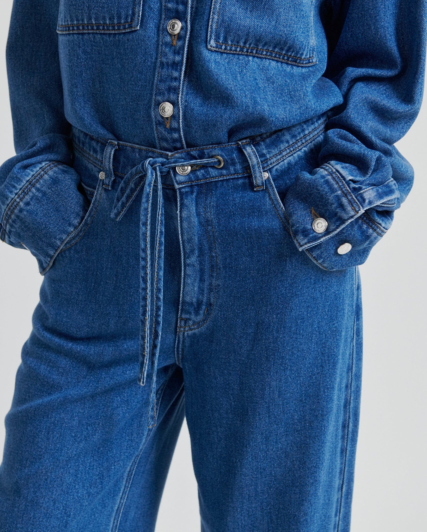 Irvina Denim Shirt (Blue Denim)