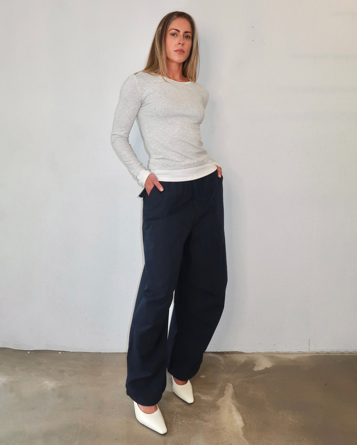 Anna Cargo Pants (Navy)