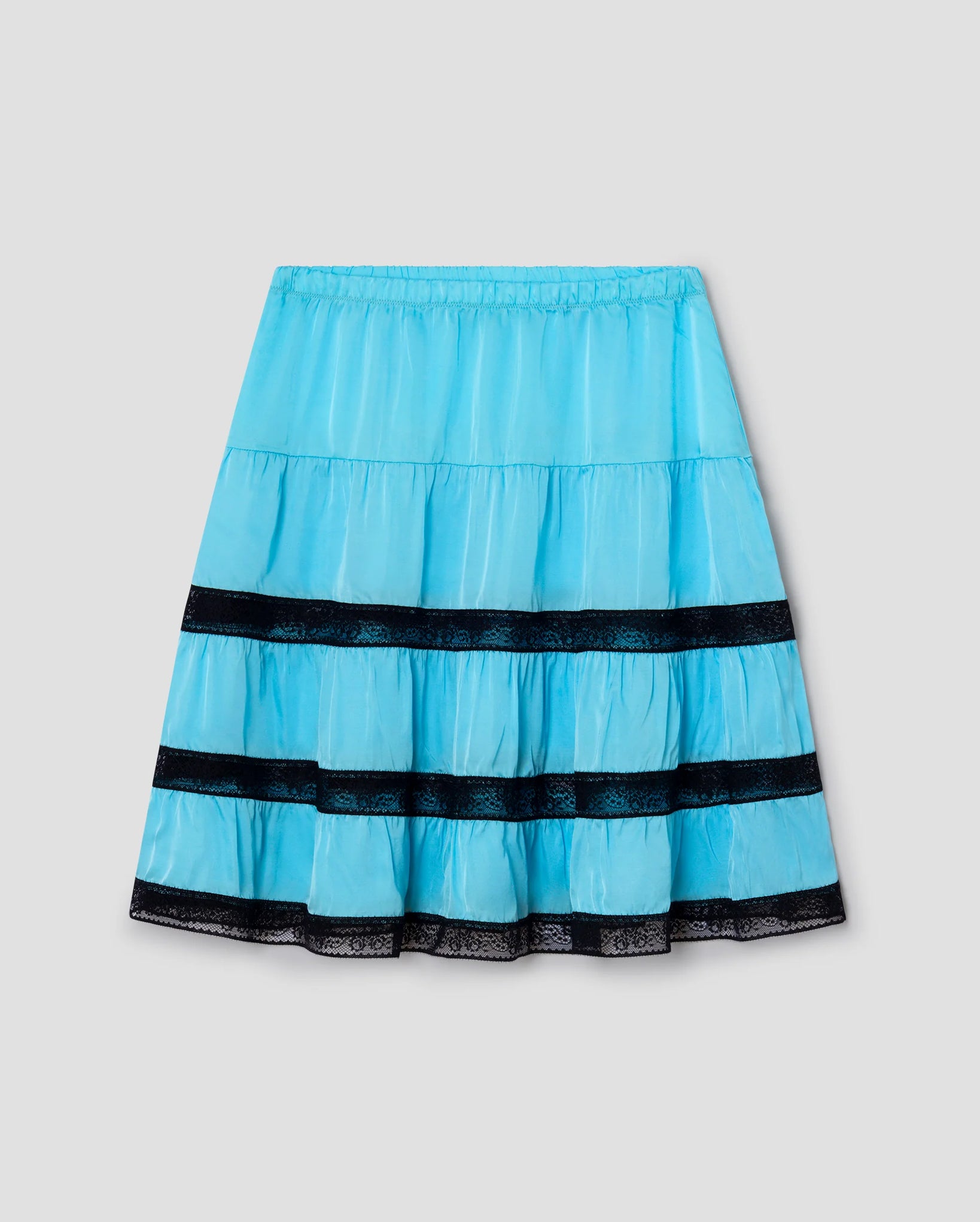 Cielo Midi Skirt (Blue)