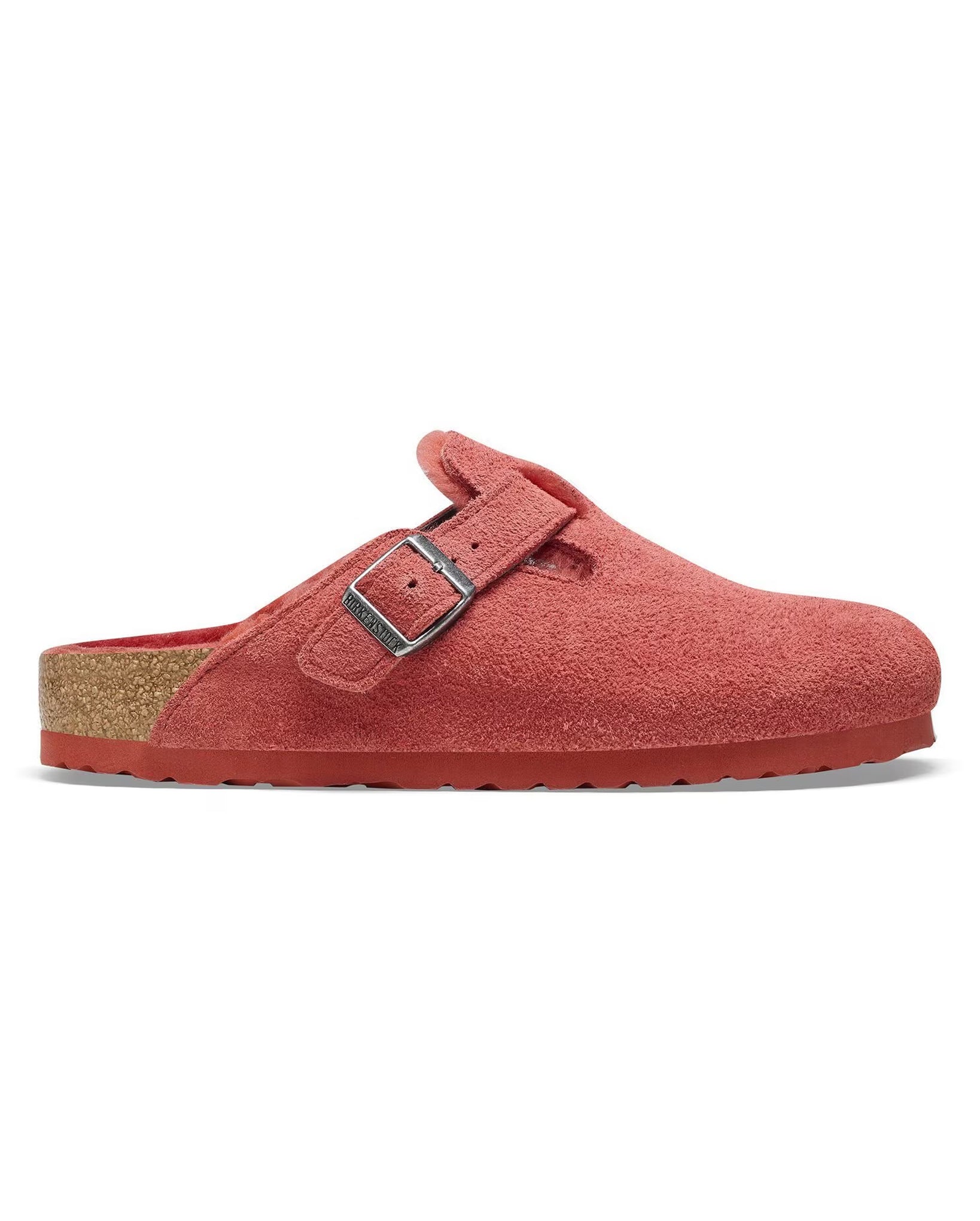 Boston Shearling/Suede Leather (Sienna Red)