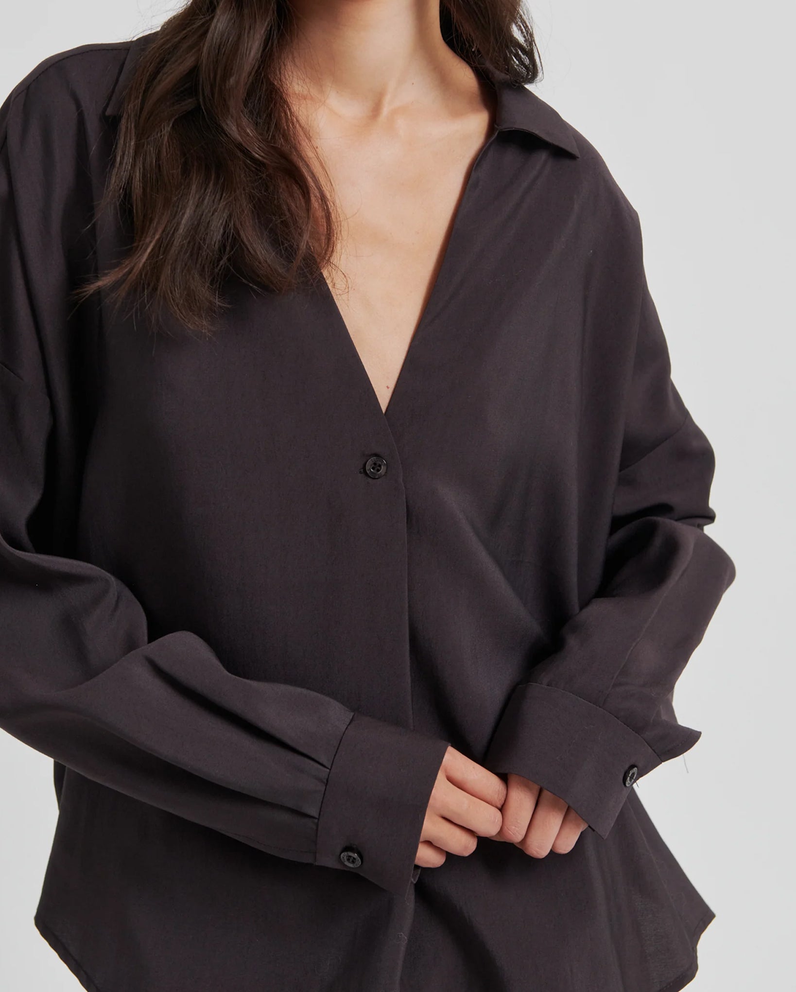Timeline Blouse (Chocolate Torte)