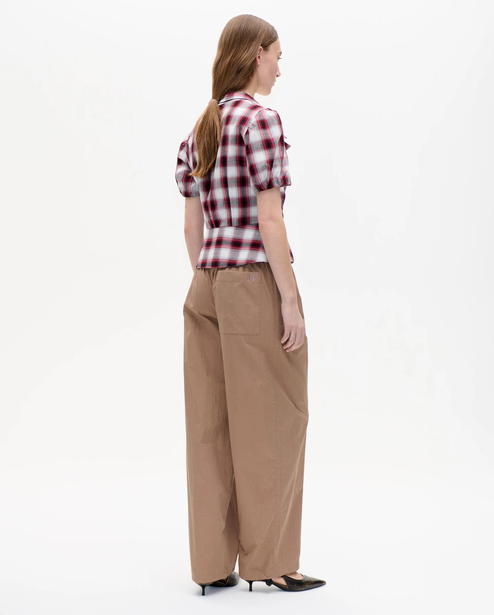 Macaia Blouse (Red Check)