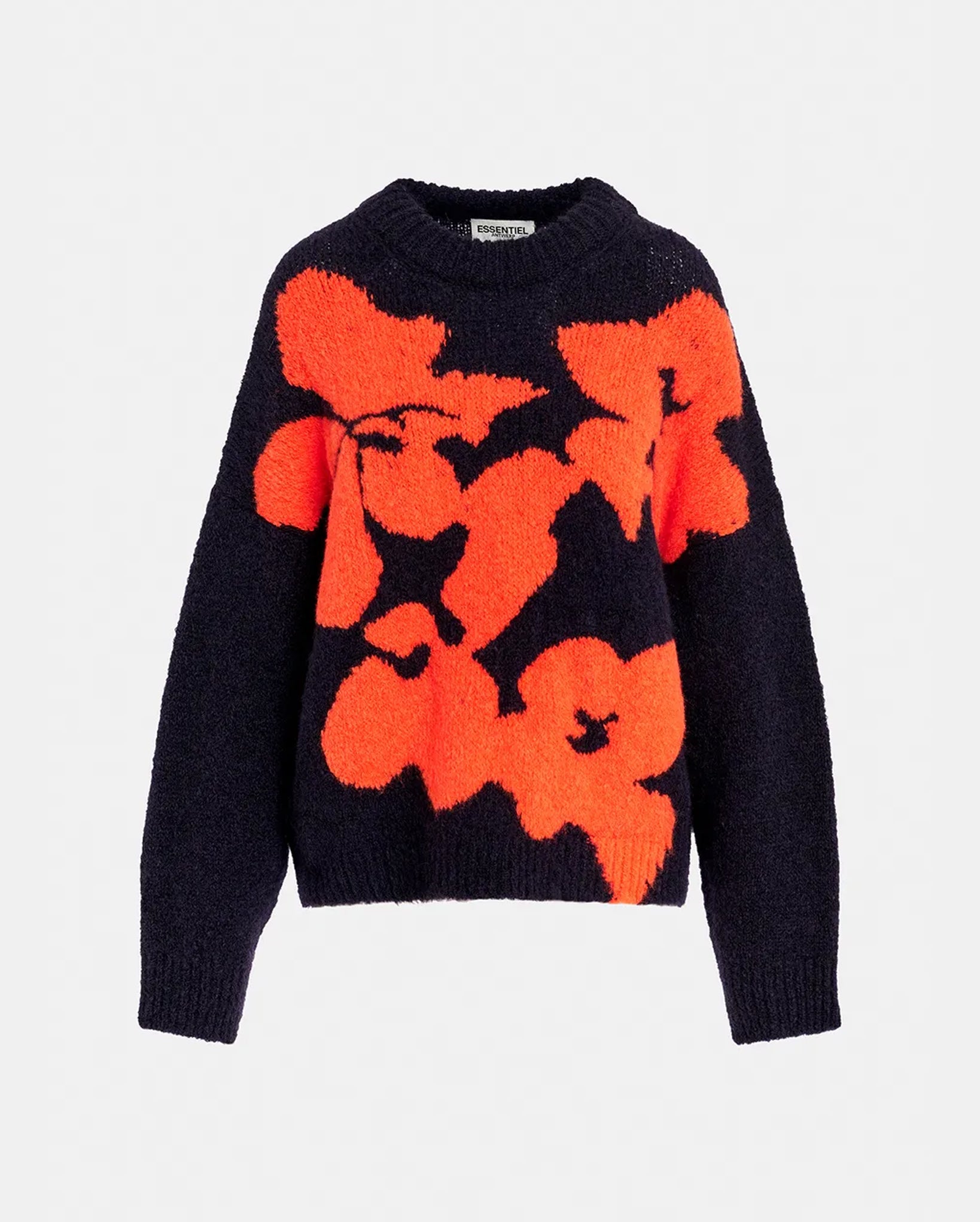 Floral Intarsia-Knitted Sweater