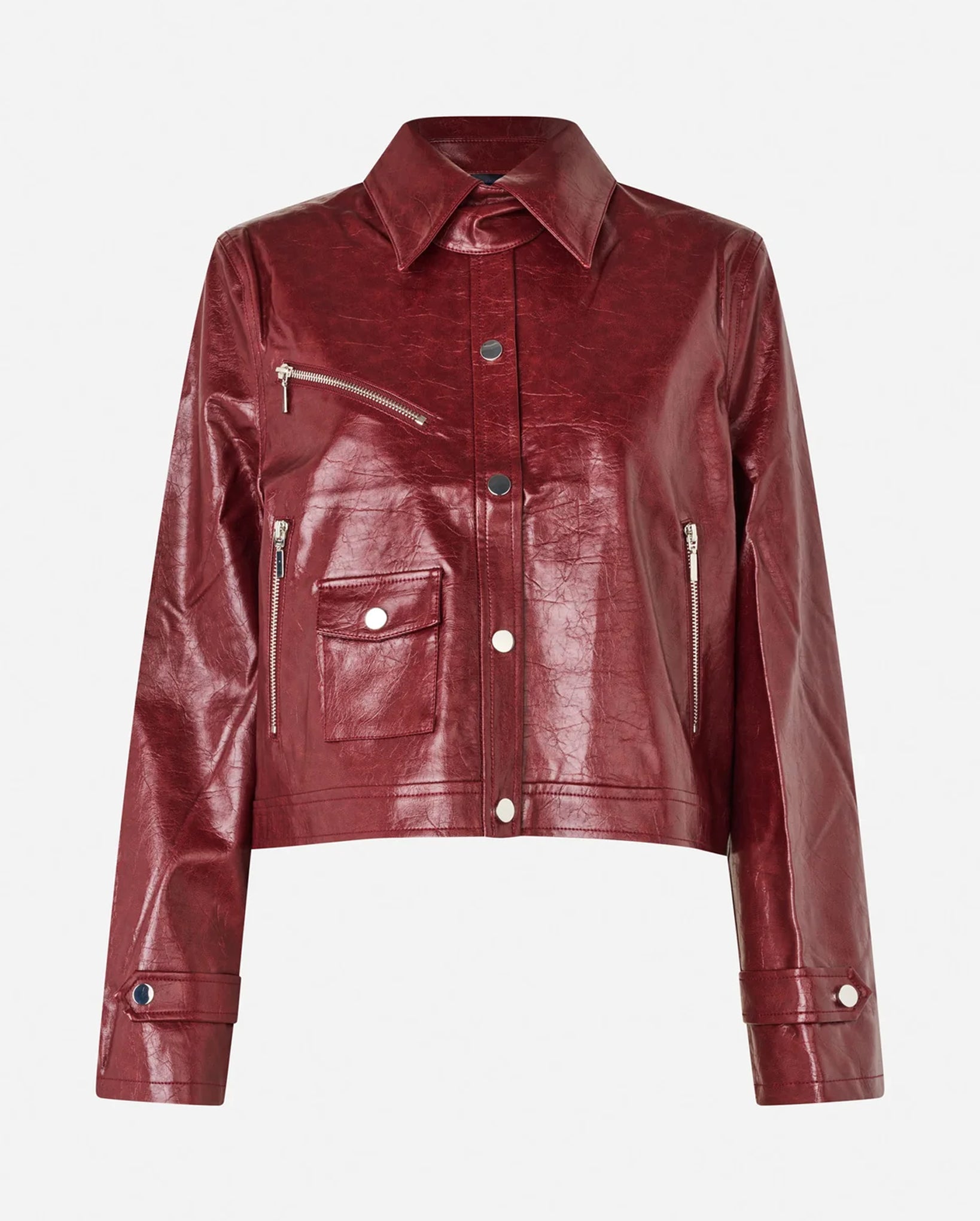 Belle Faux Leather Jacket