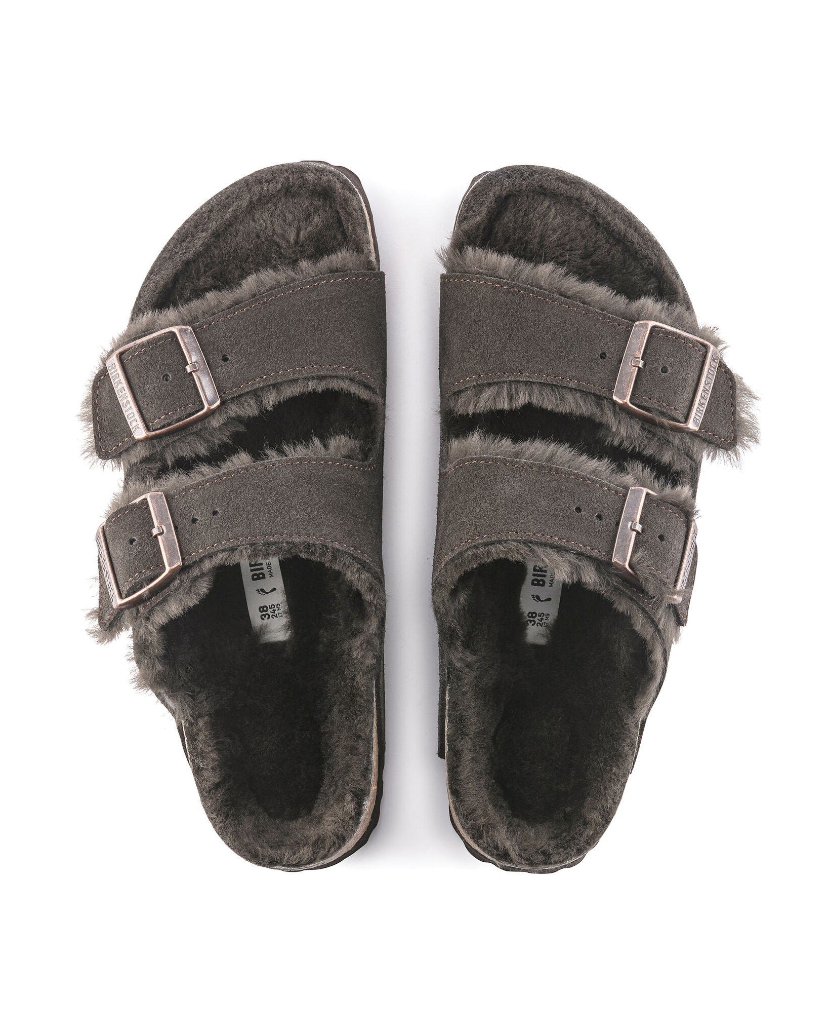 Arizona Shearling Suede Leather (Mocca)