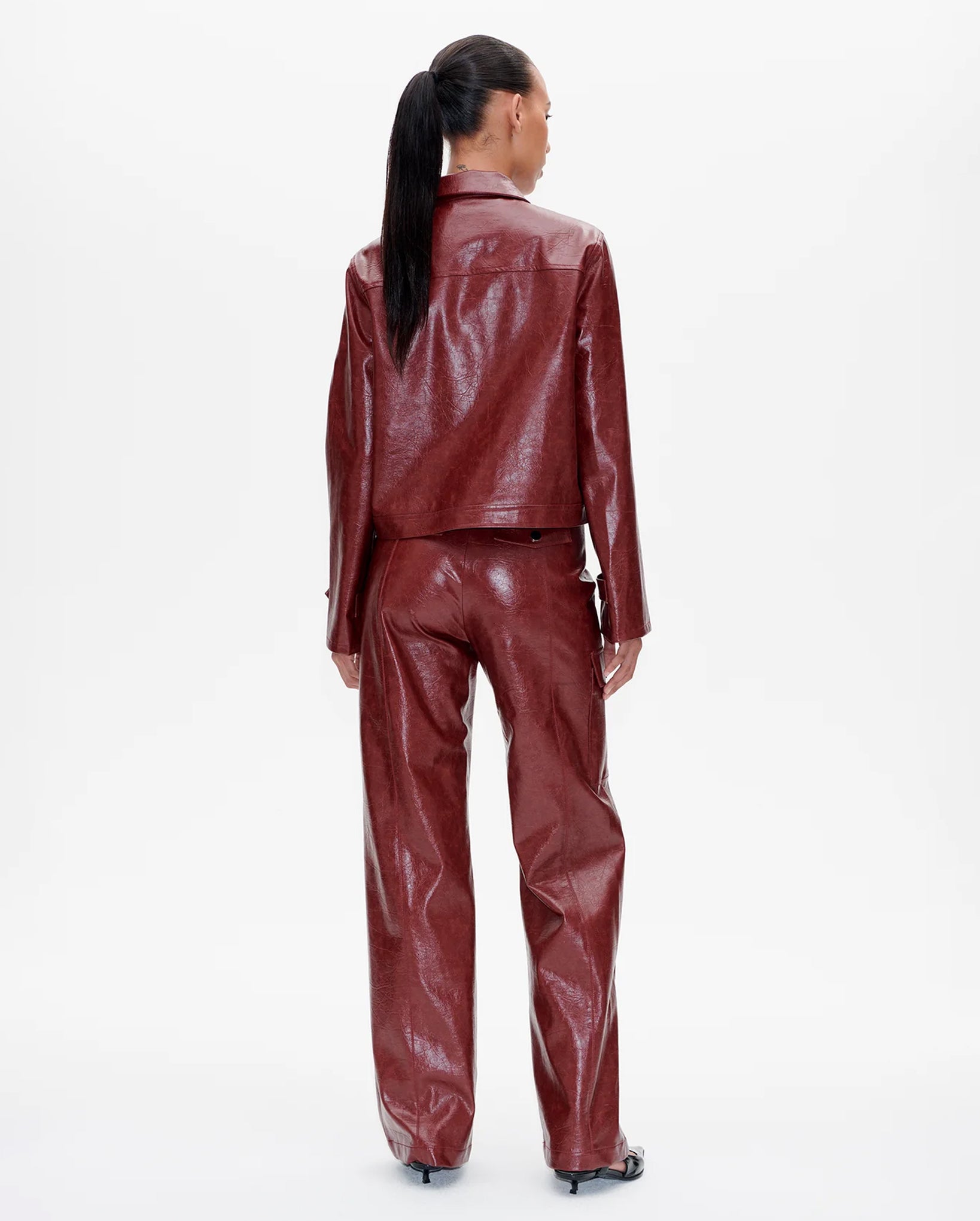 Belle Faux Leather Jacket