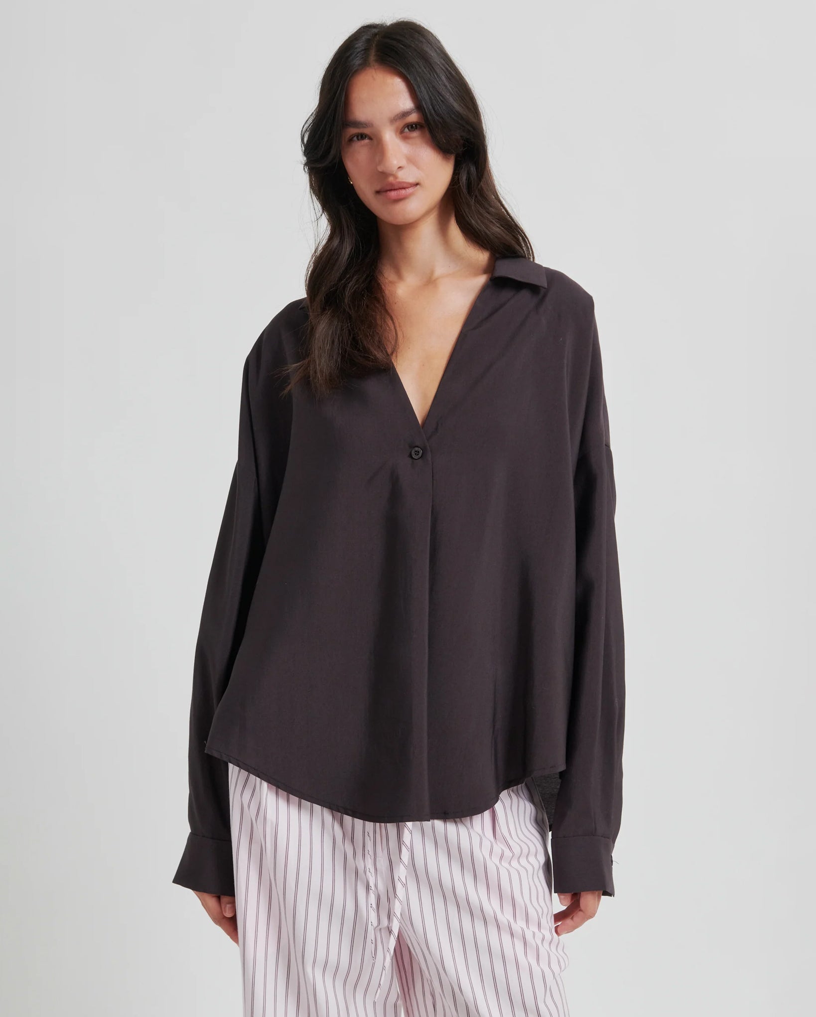 Timeline Blouse (Chocolate Torte)