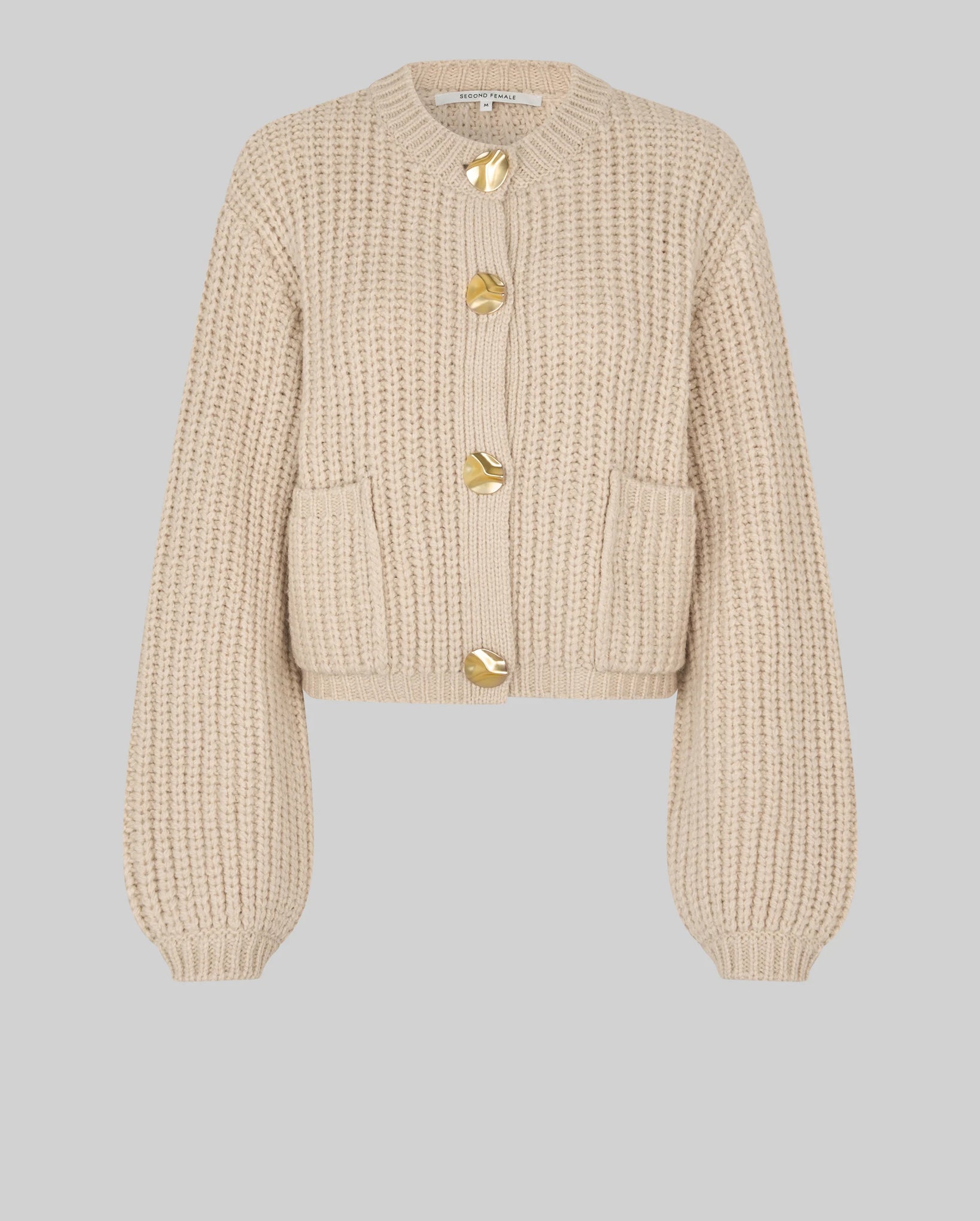 Ulrikke Knit Cardigan (Soft Beige)