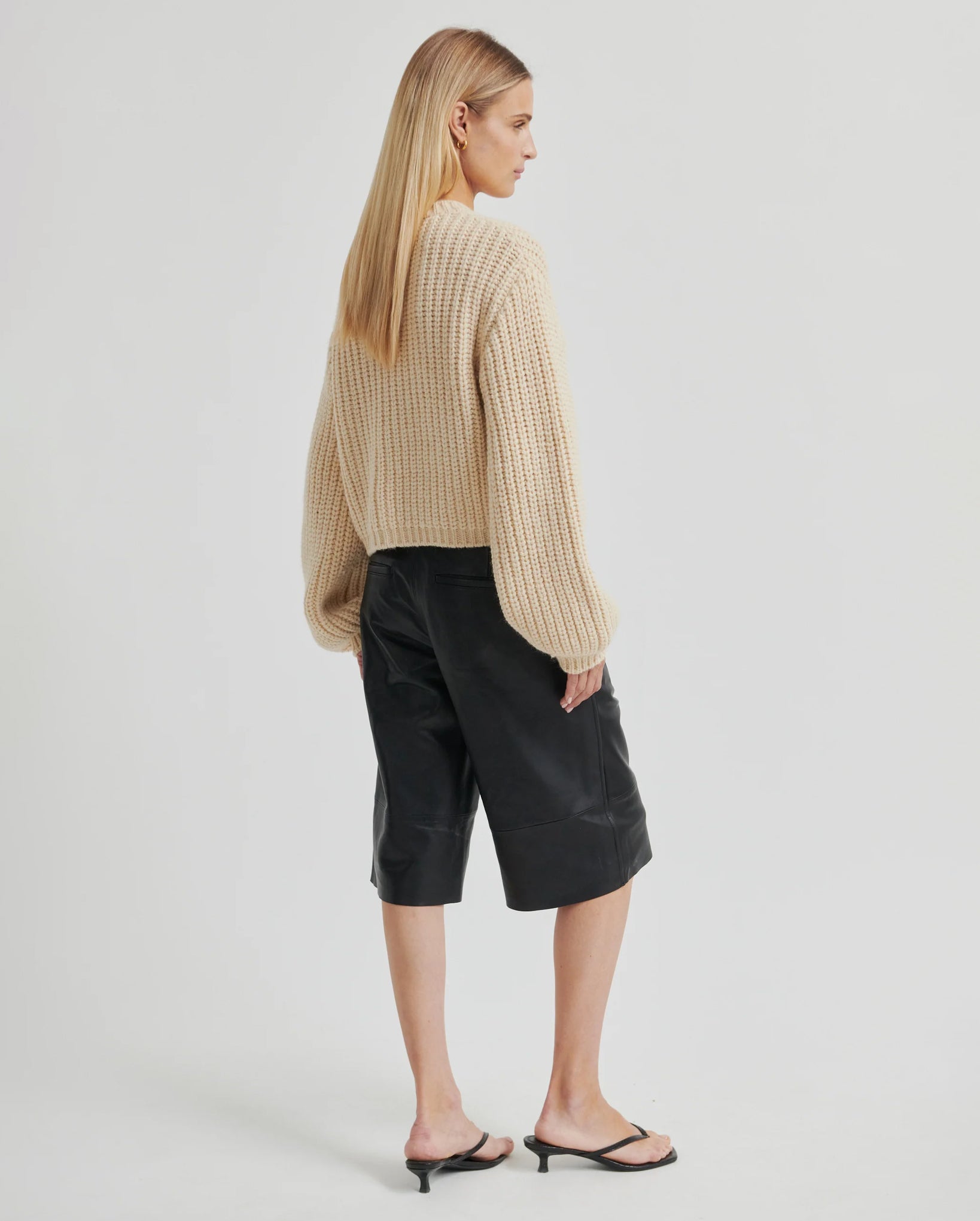 Ulrikke Knit Cardigan (Soft Beige)