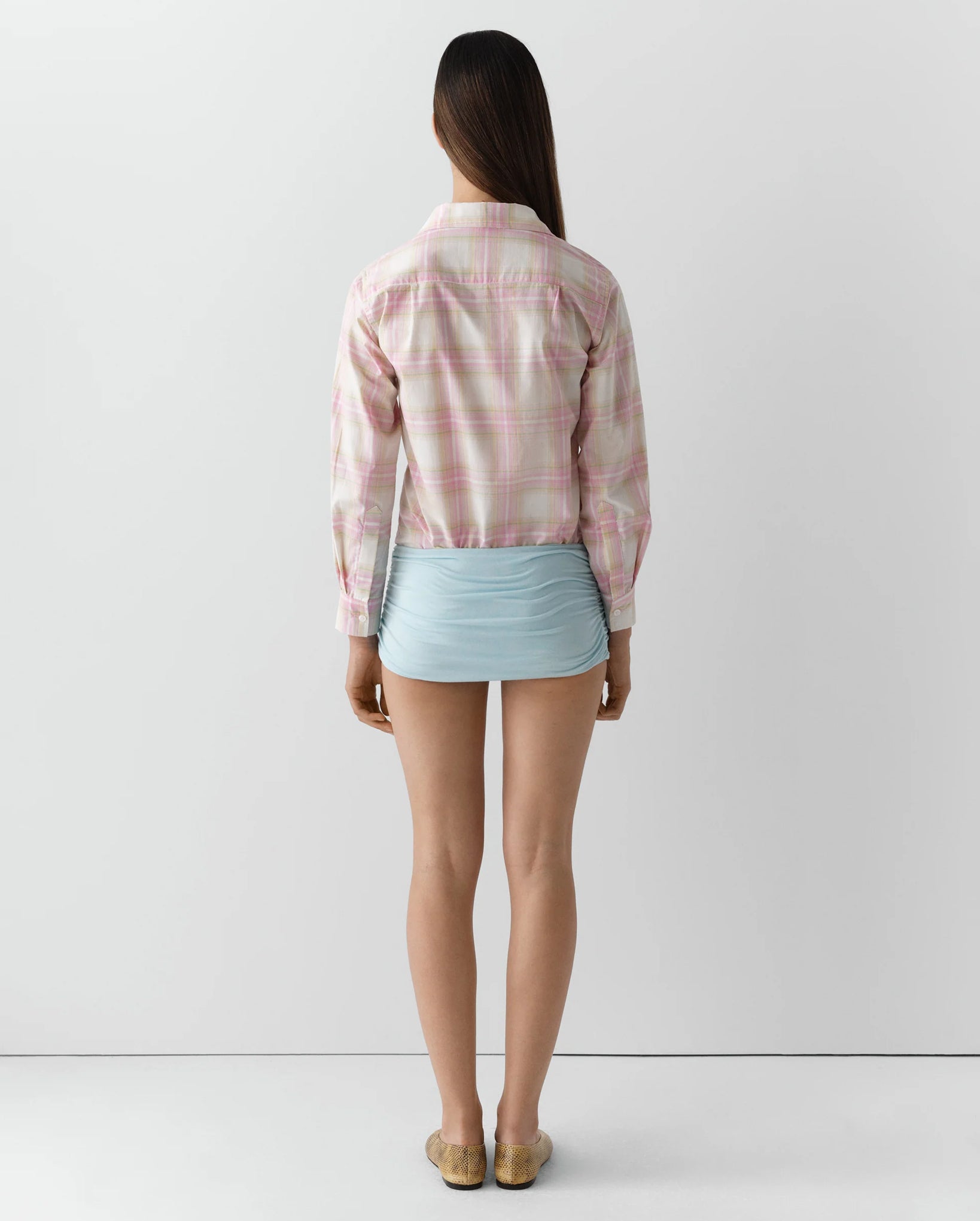 Laura Shirt (Pink/Beige)